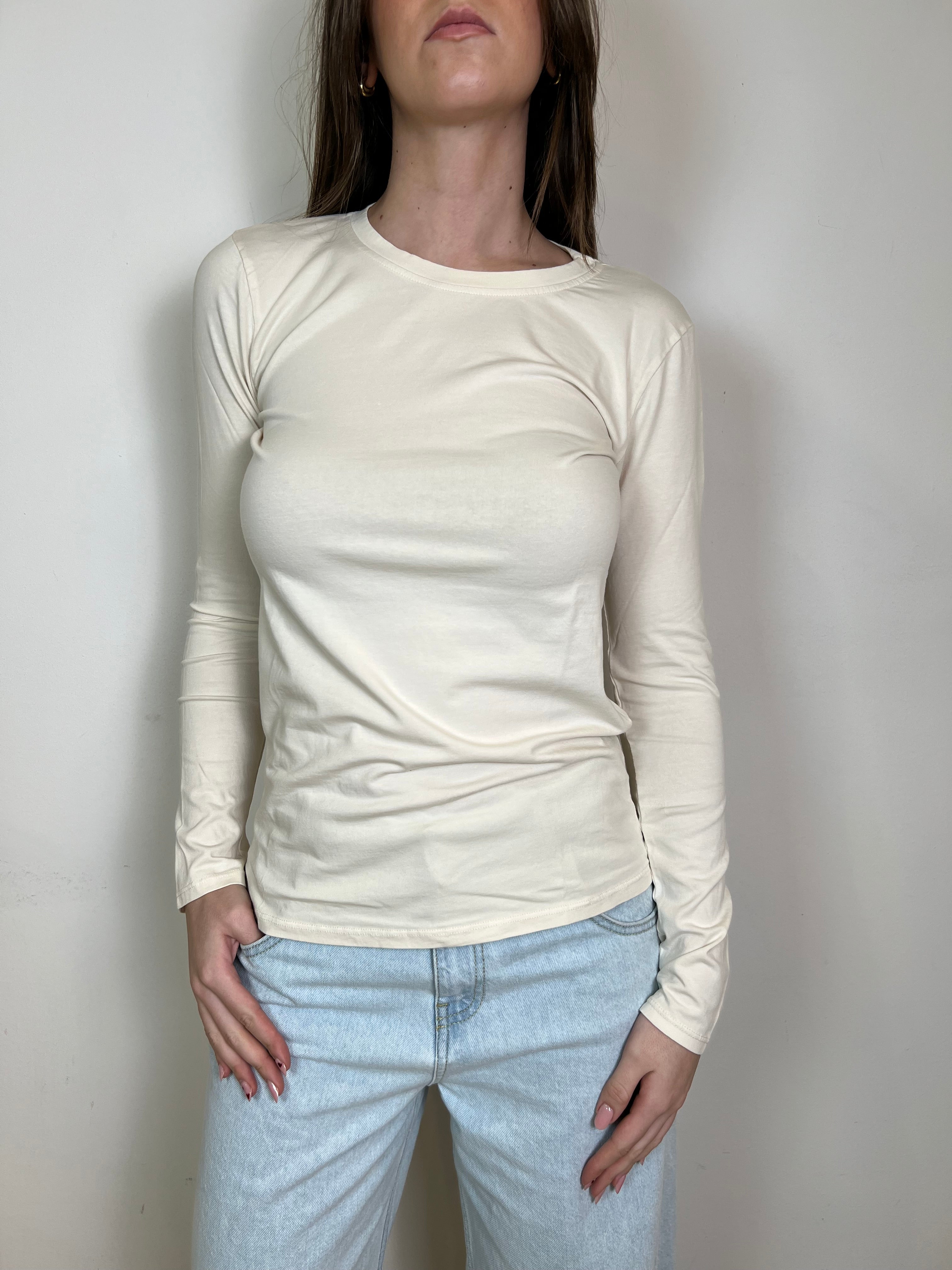 T-shirt manica lunga slim - Haveone