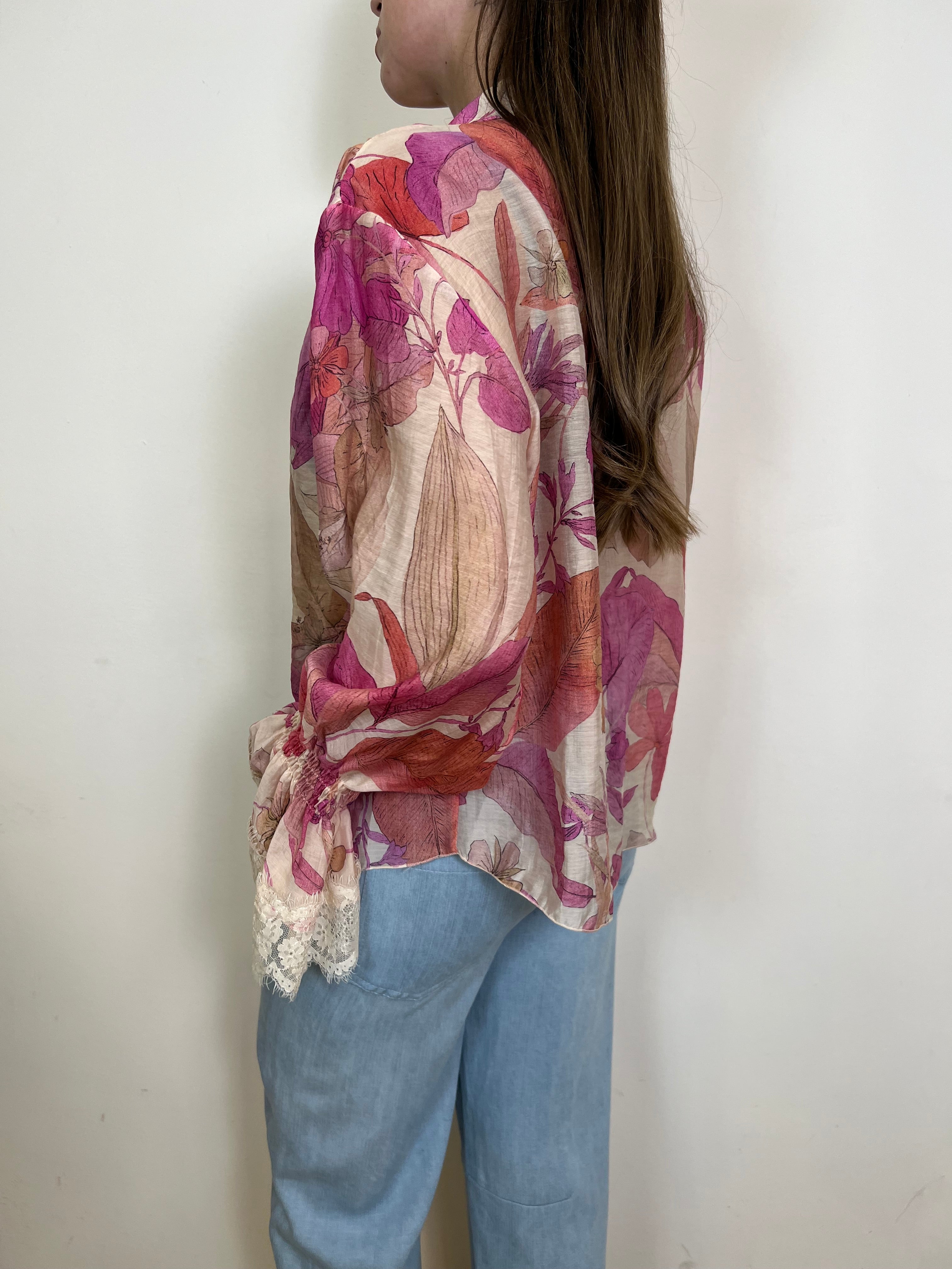 Camicia fantasia floreale - Haveone