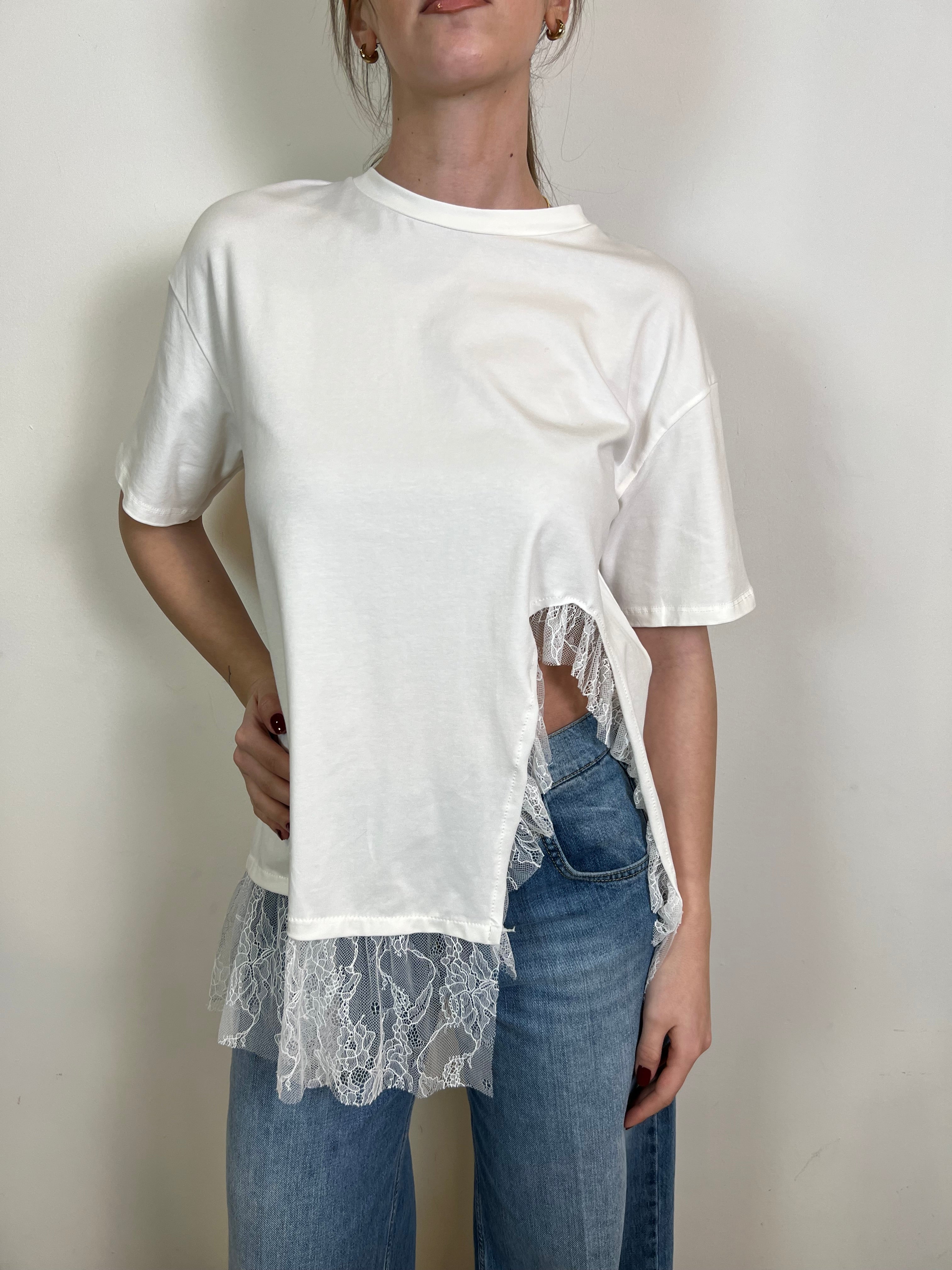 T-shirt spacco pizzo - Haveone