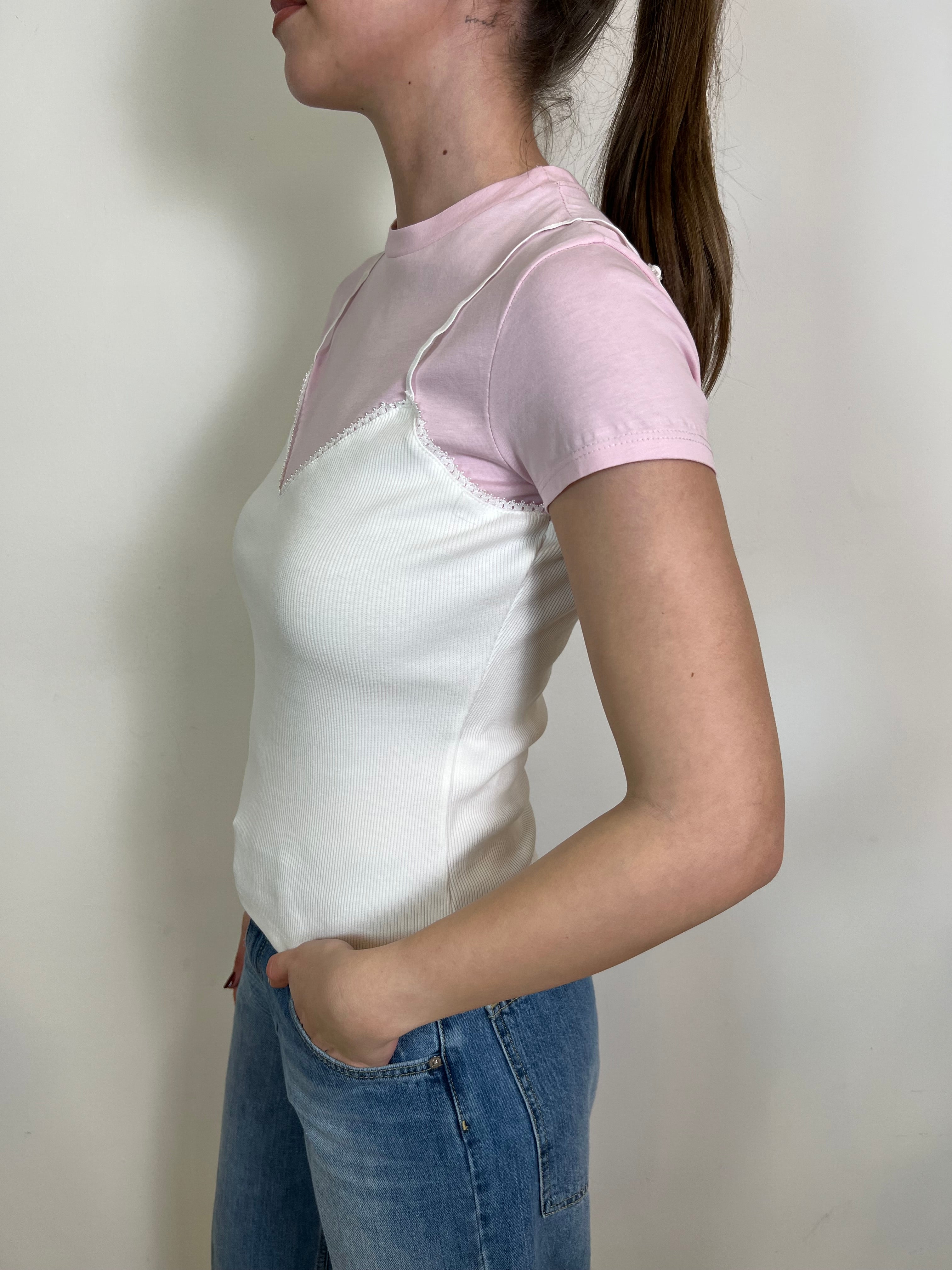 T-shirt con canotta - Haveone