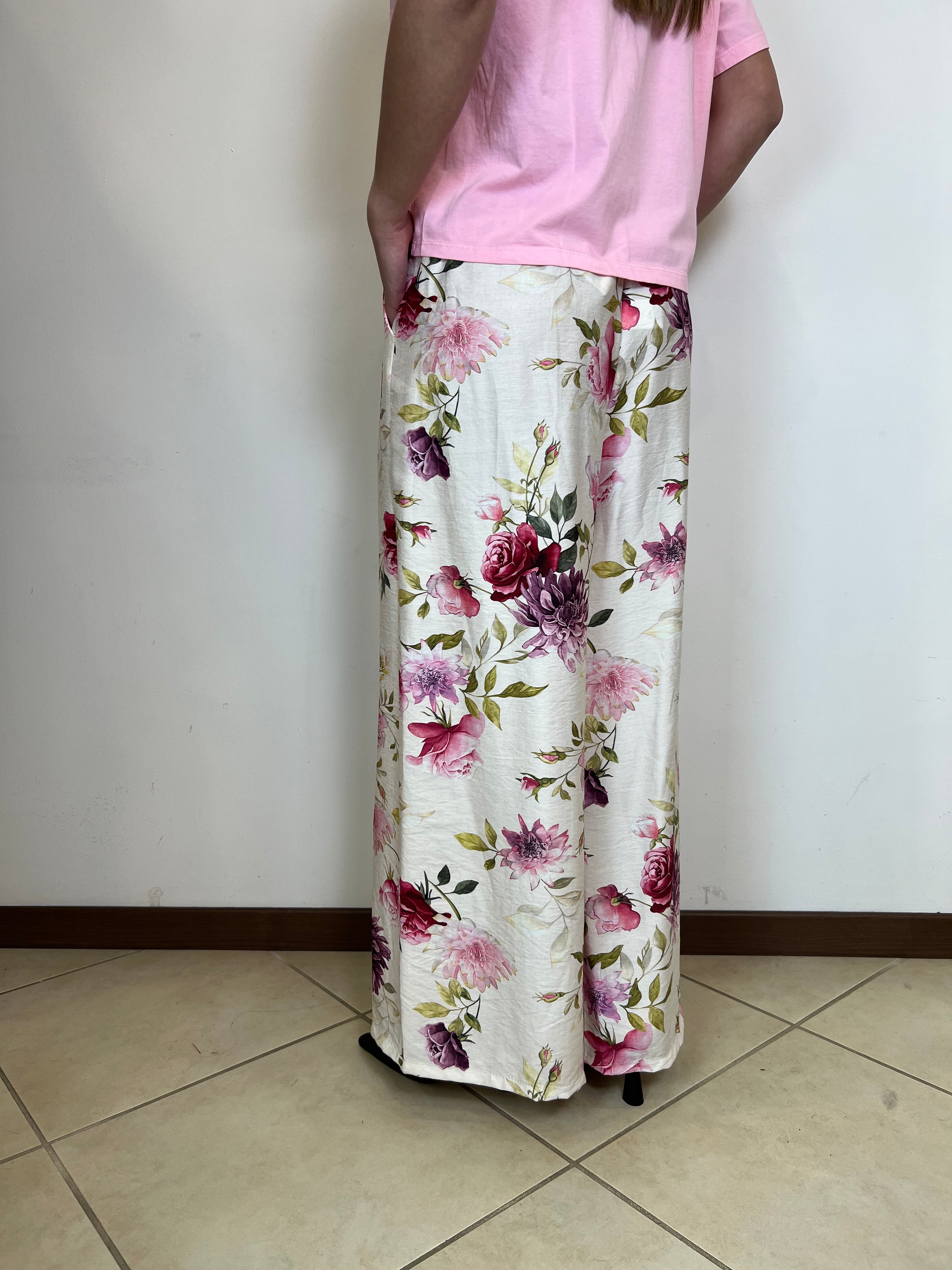 Pantalone fiori - Haveone
