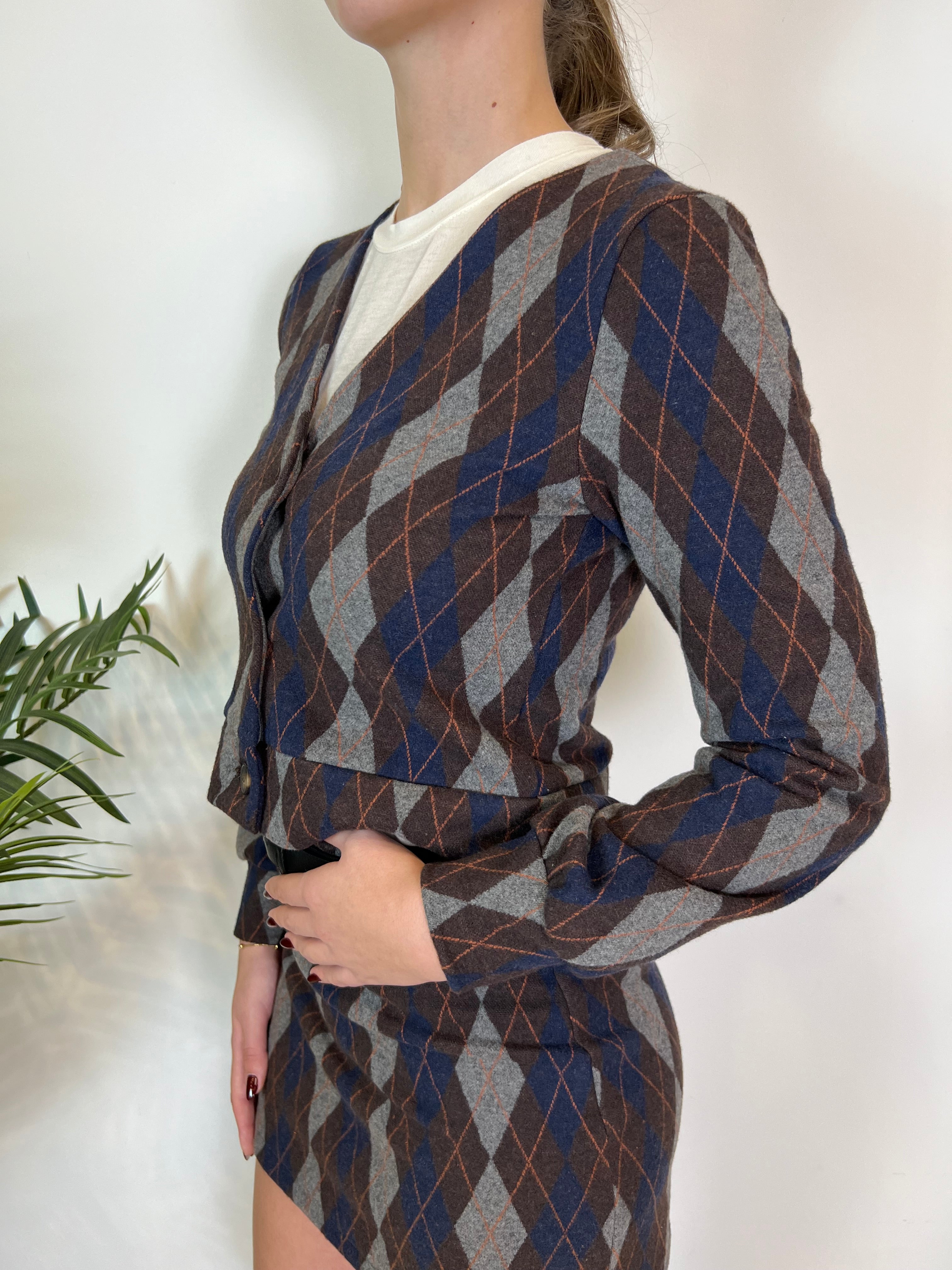 Cardigan slim rombi - Haveone