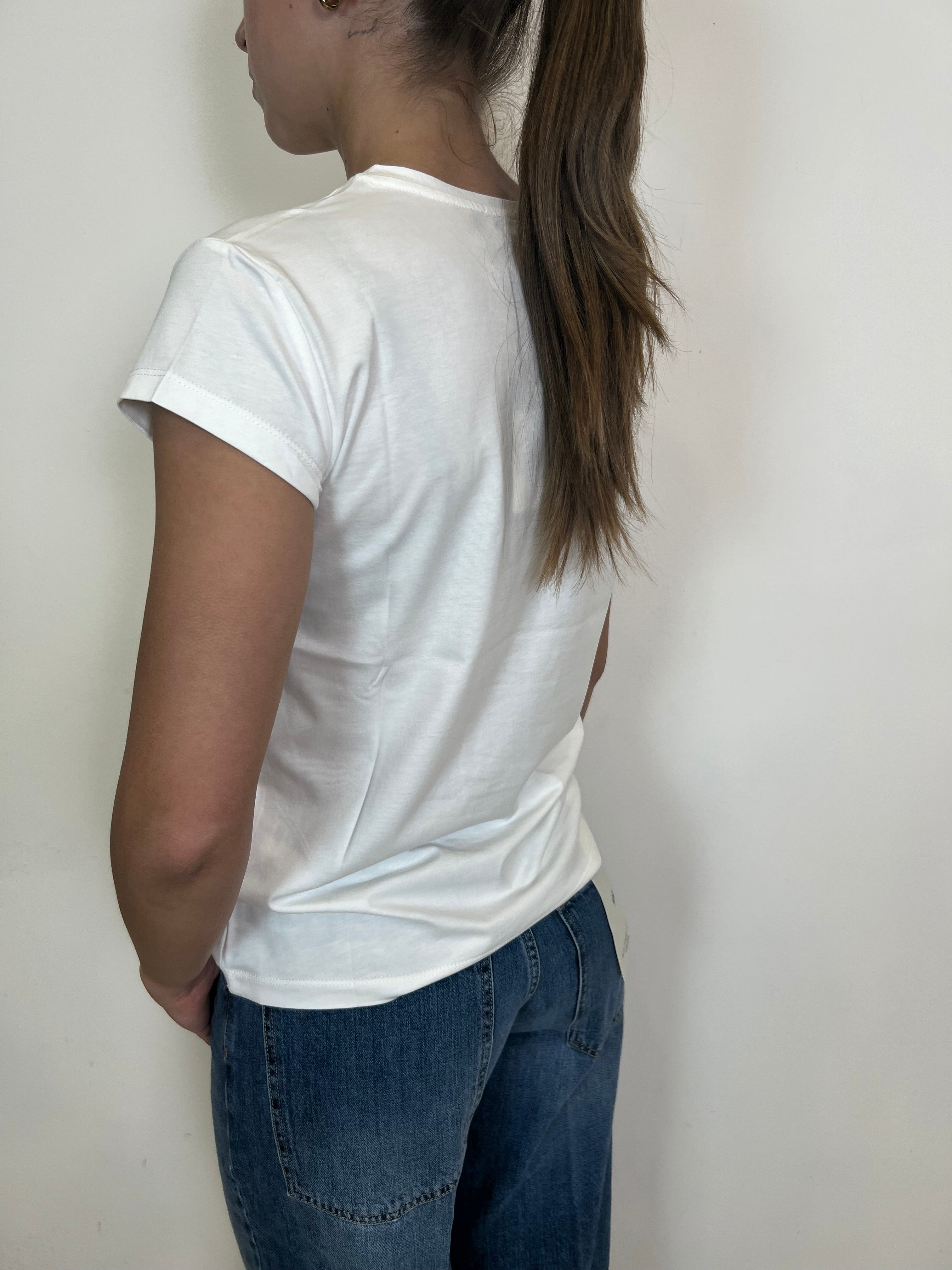 T-shirt scritta rosa - Vicolo