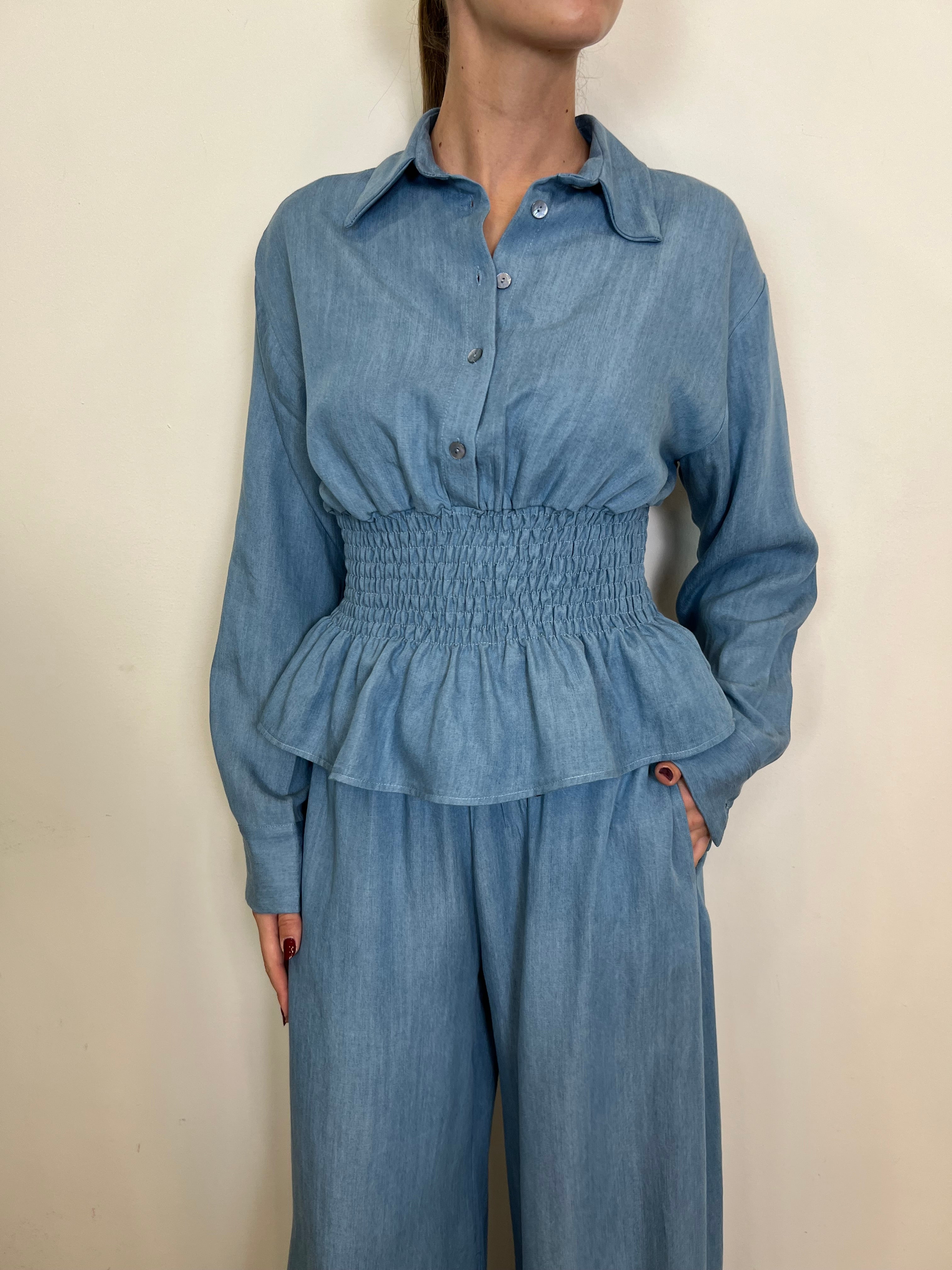 Camicia arriccio chambray - Haveone