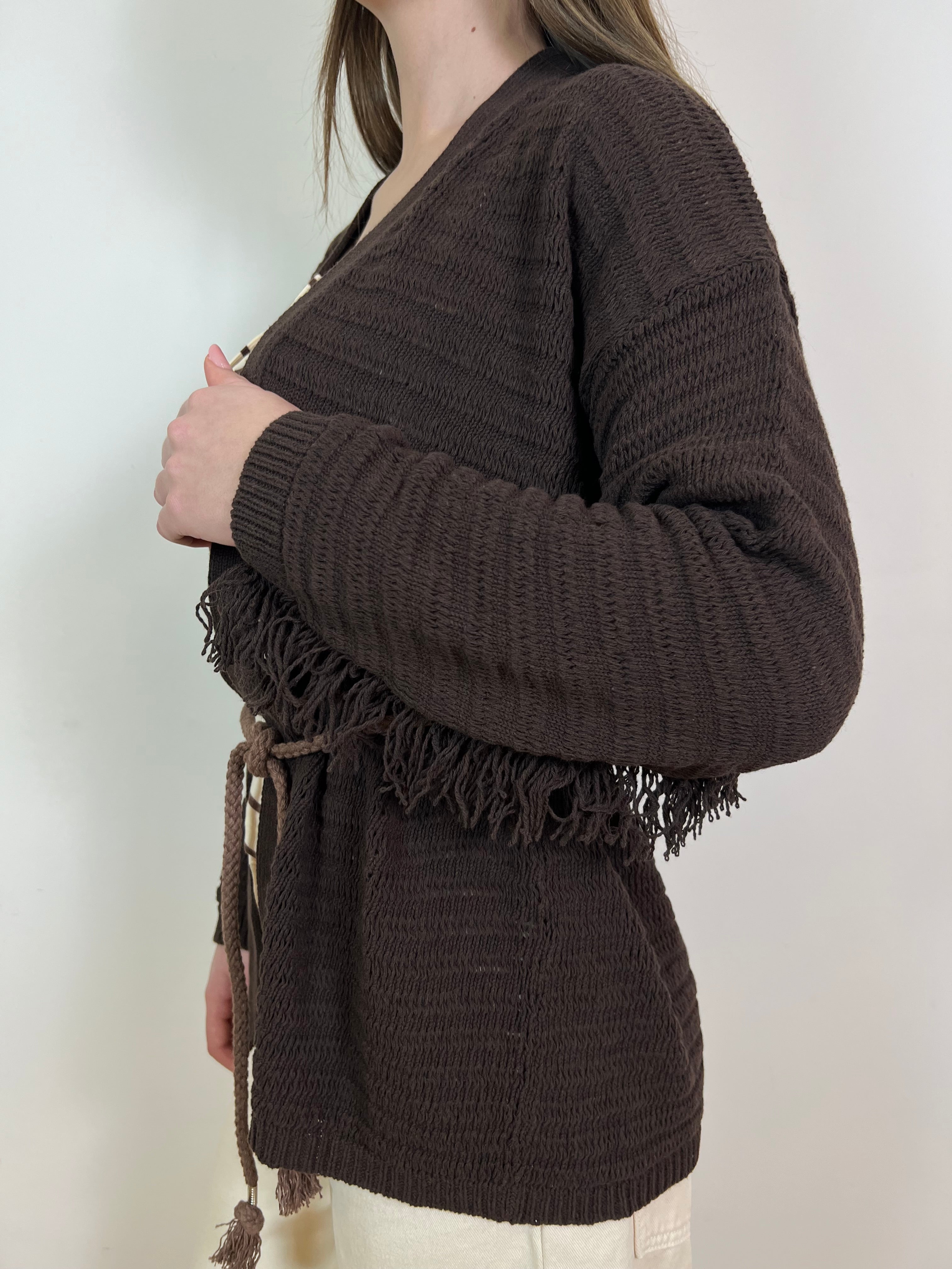 Cardigan frange - Kontatto