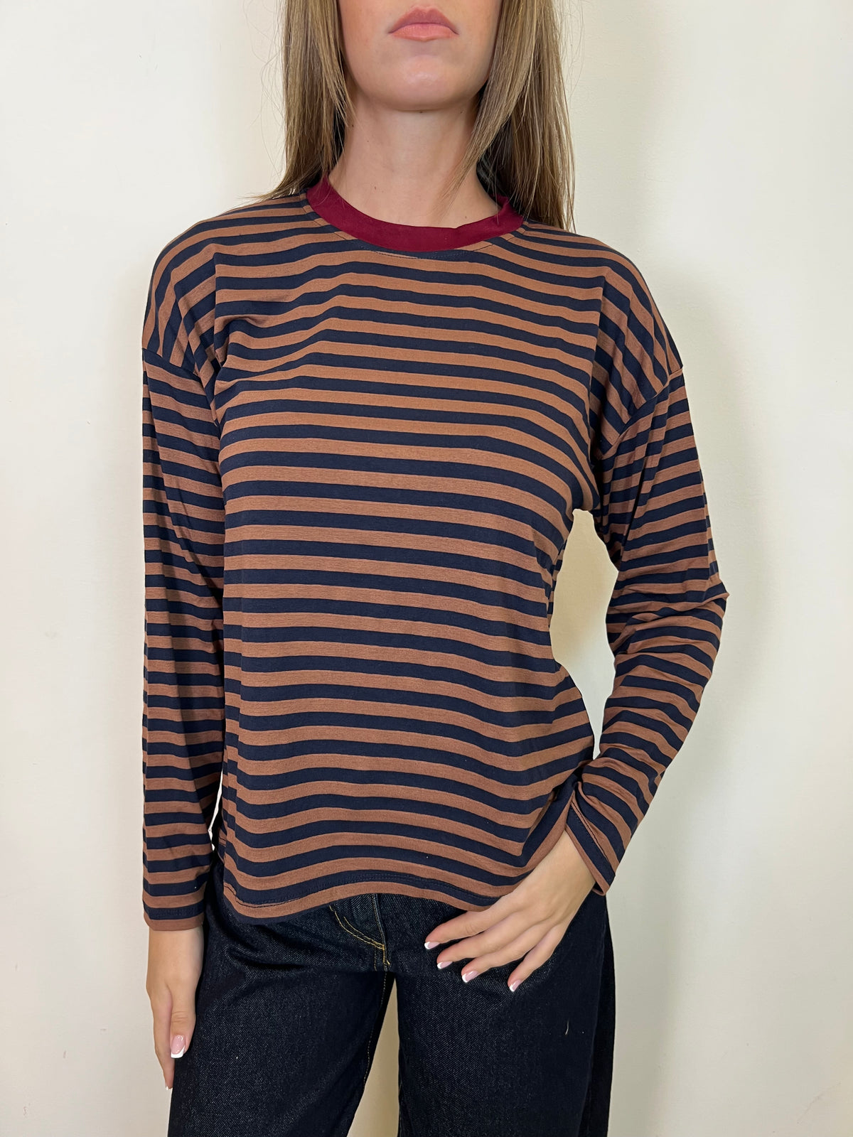 Maglia scatola righe - Haveone