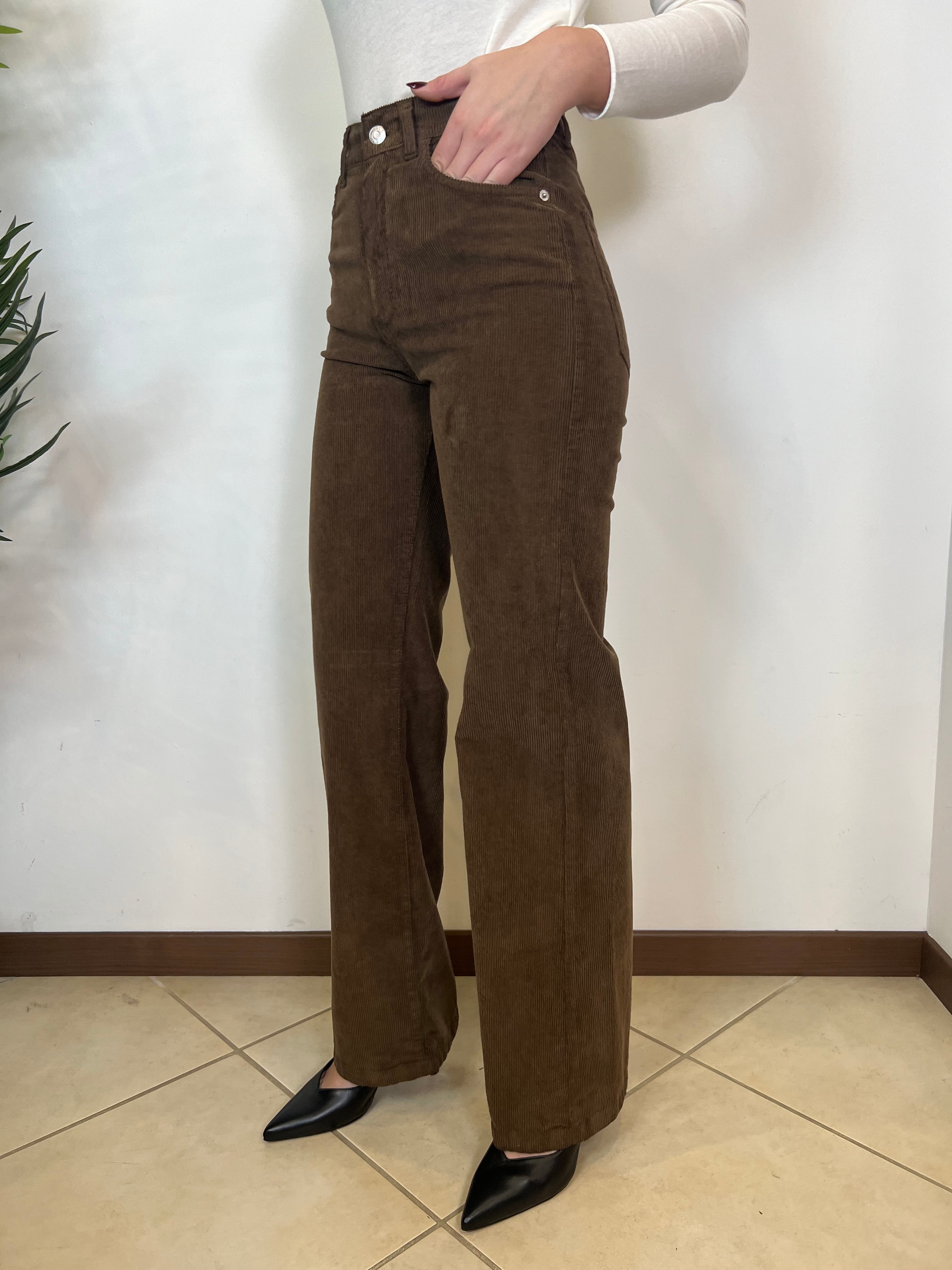 Pantalone London velluto mille righe - Haveone