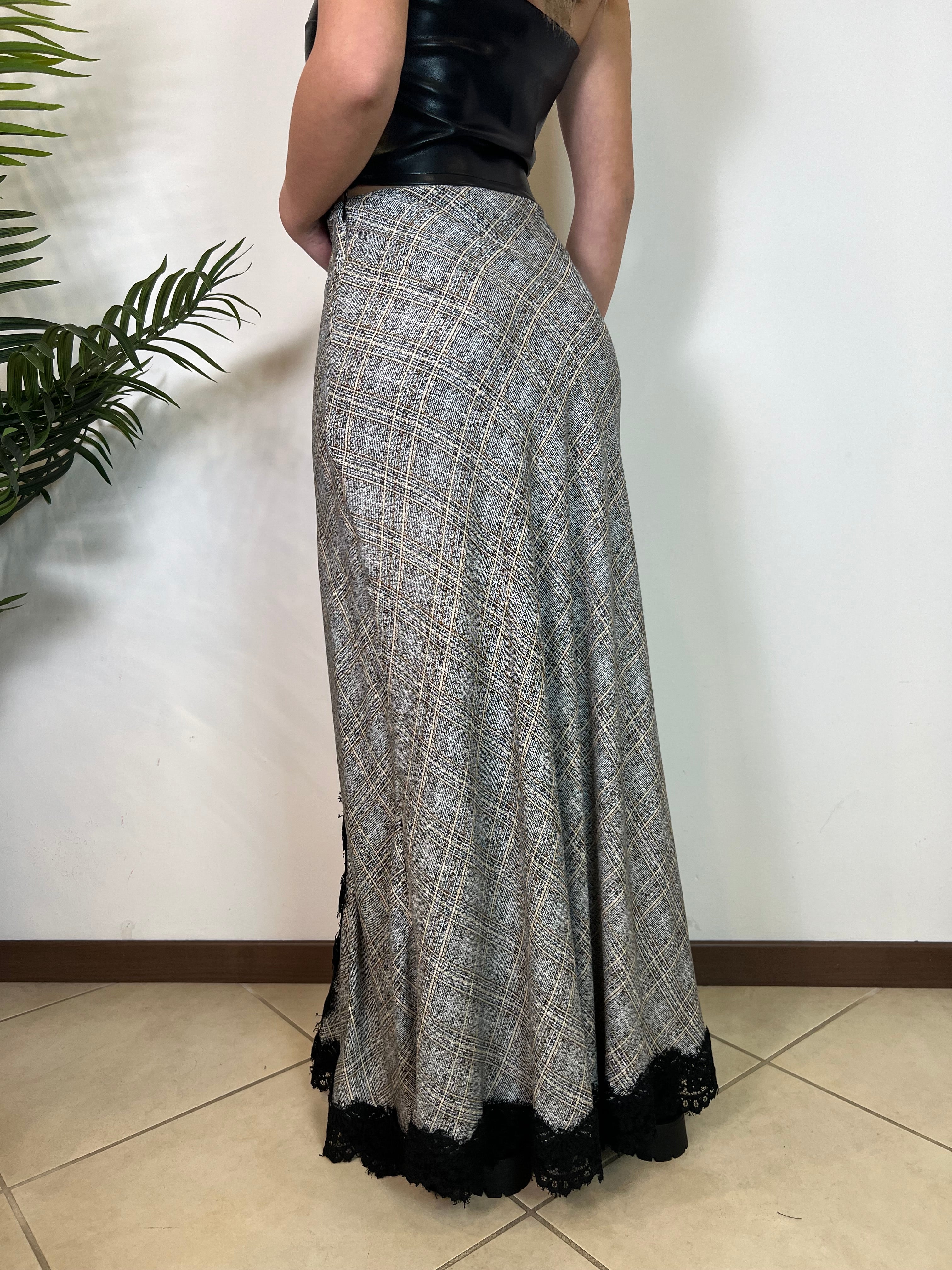 Gonna lunga spacco pizzo - Haveone