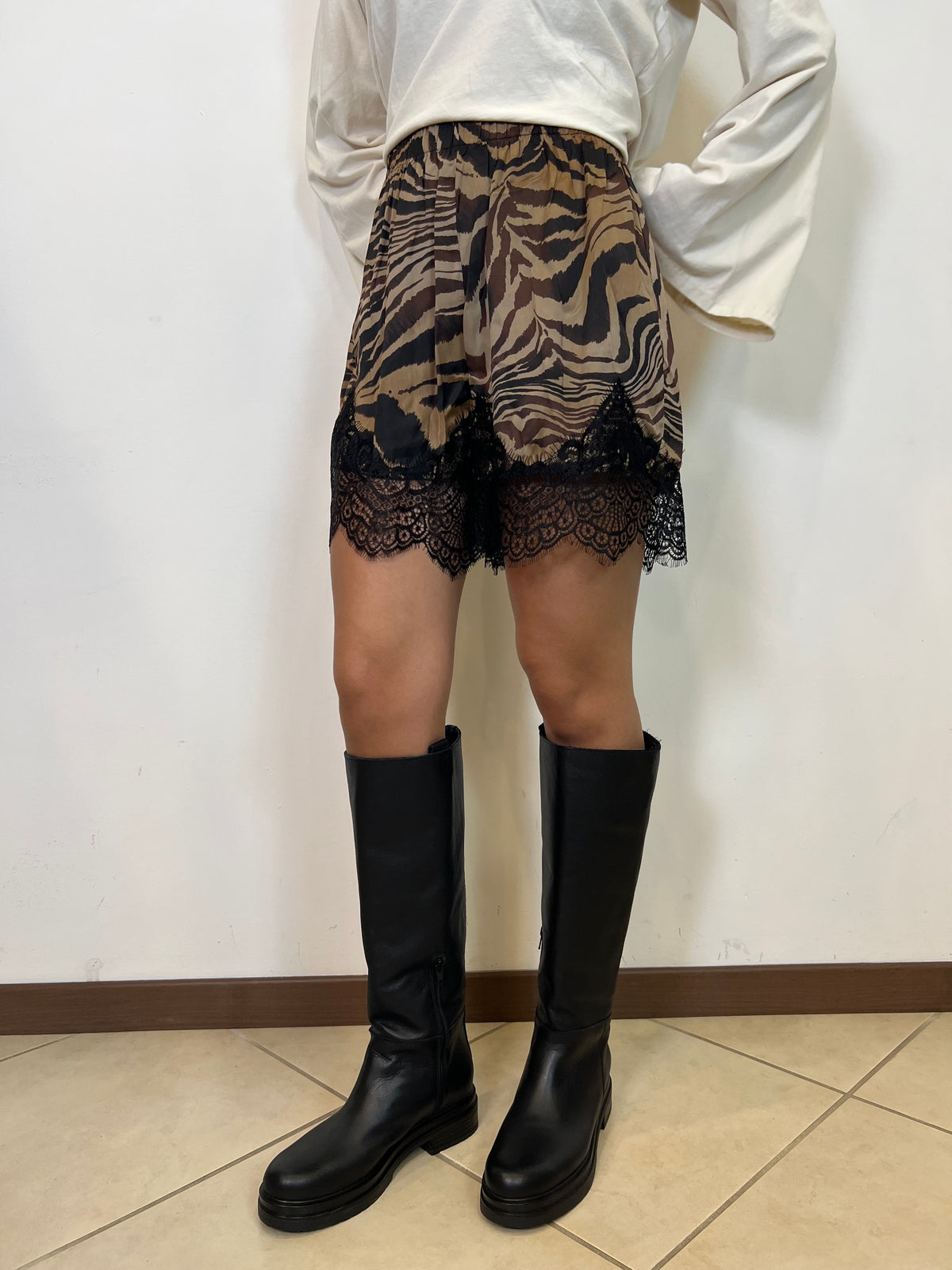Short lingerie zebrato - Vicolo