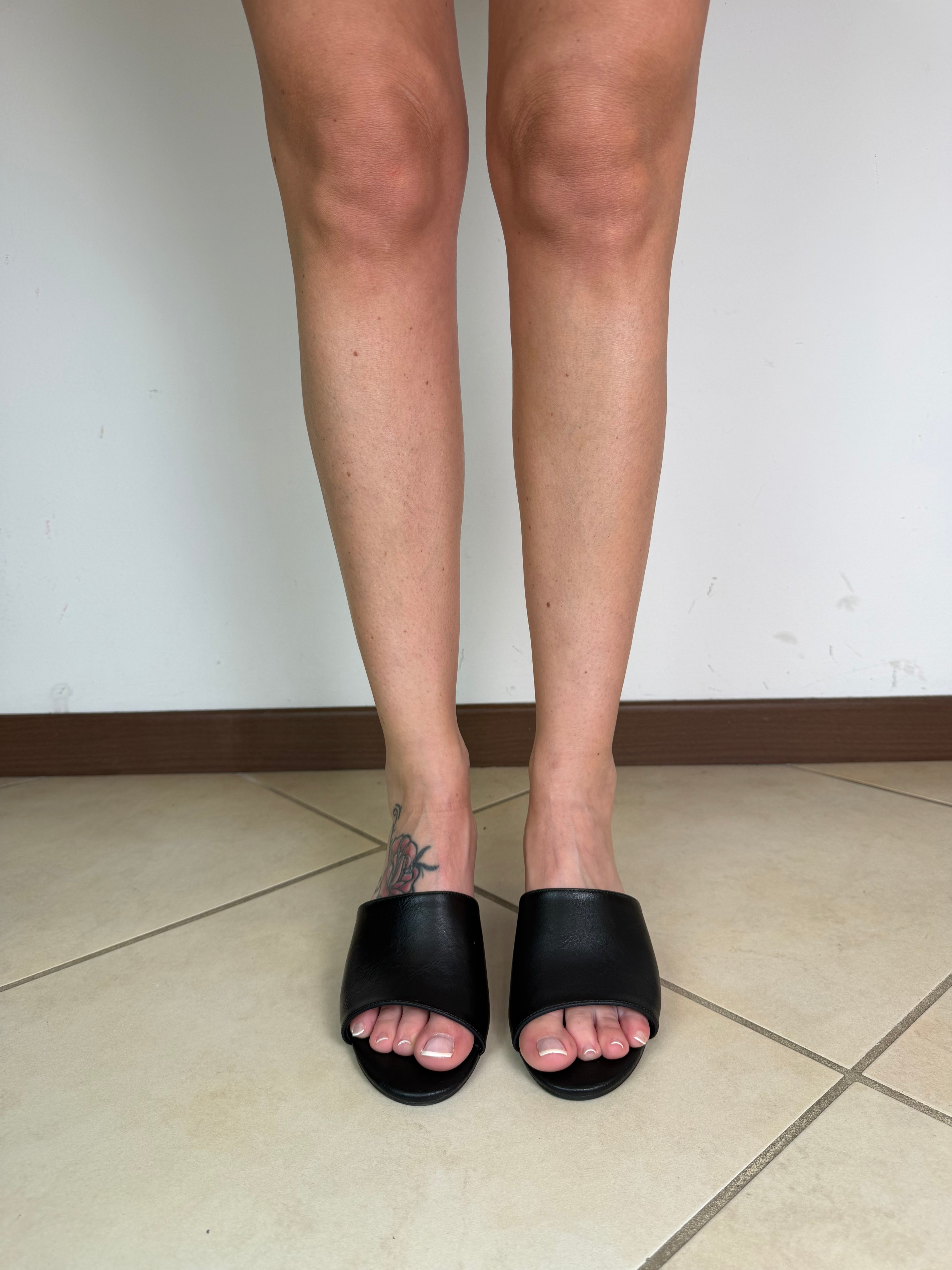 Mules tacco largo- Vivienne D