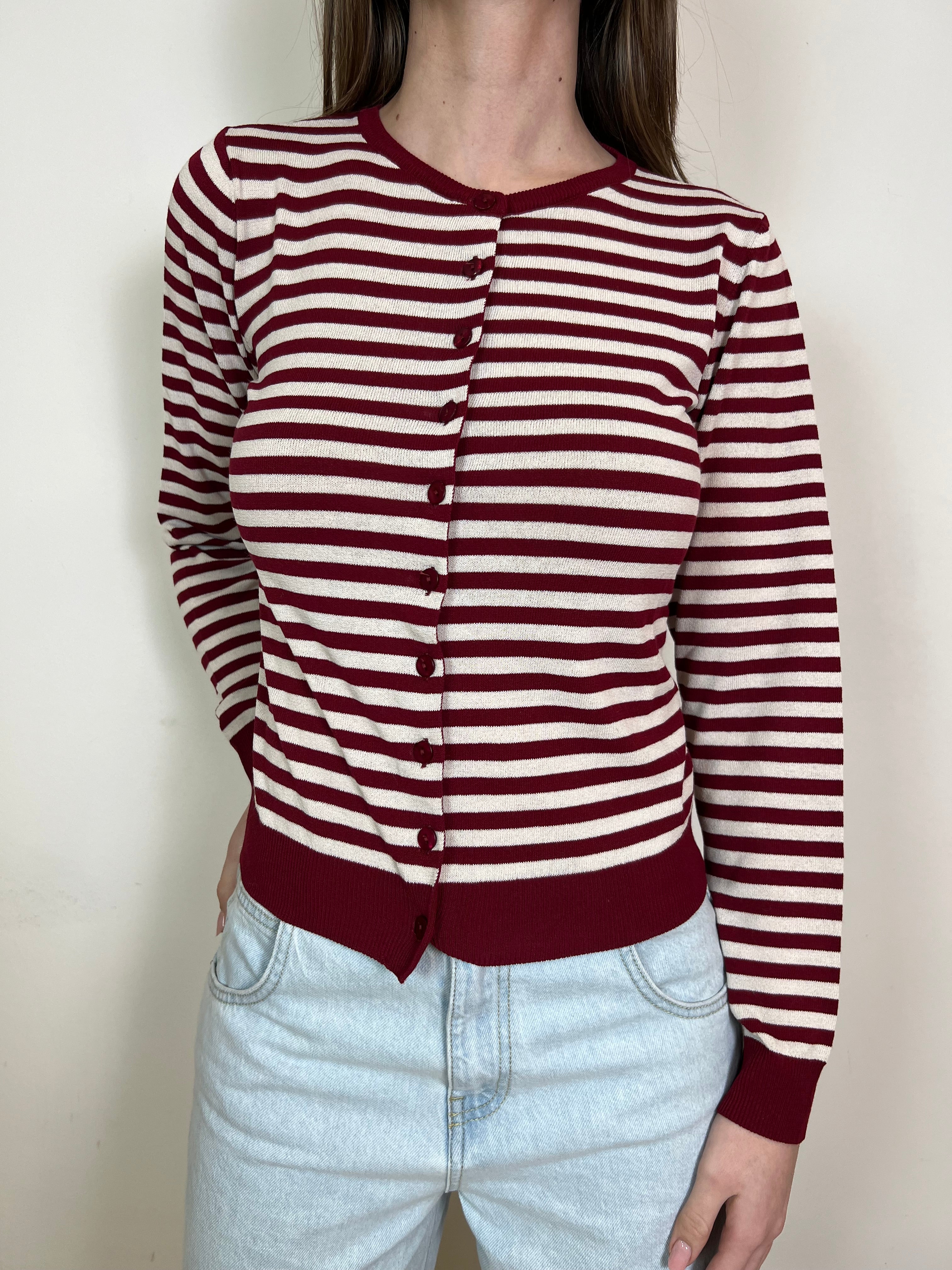 Cardigan righe - Kontatto