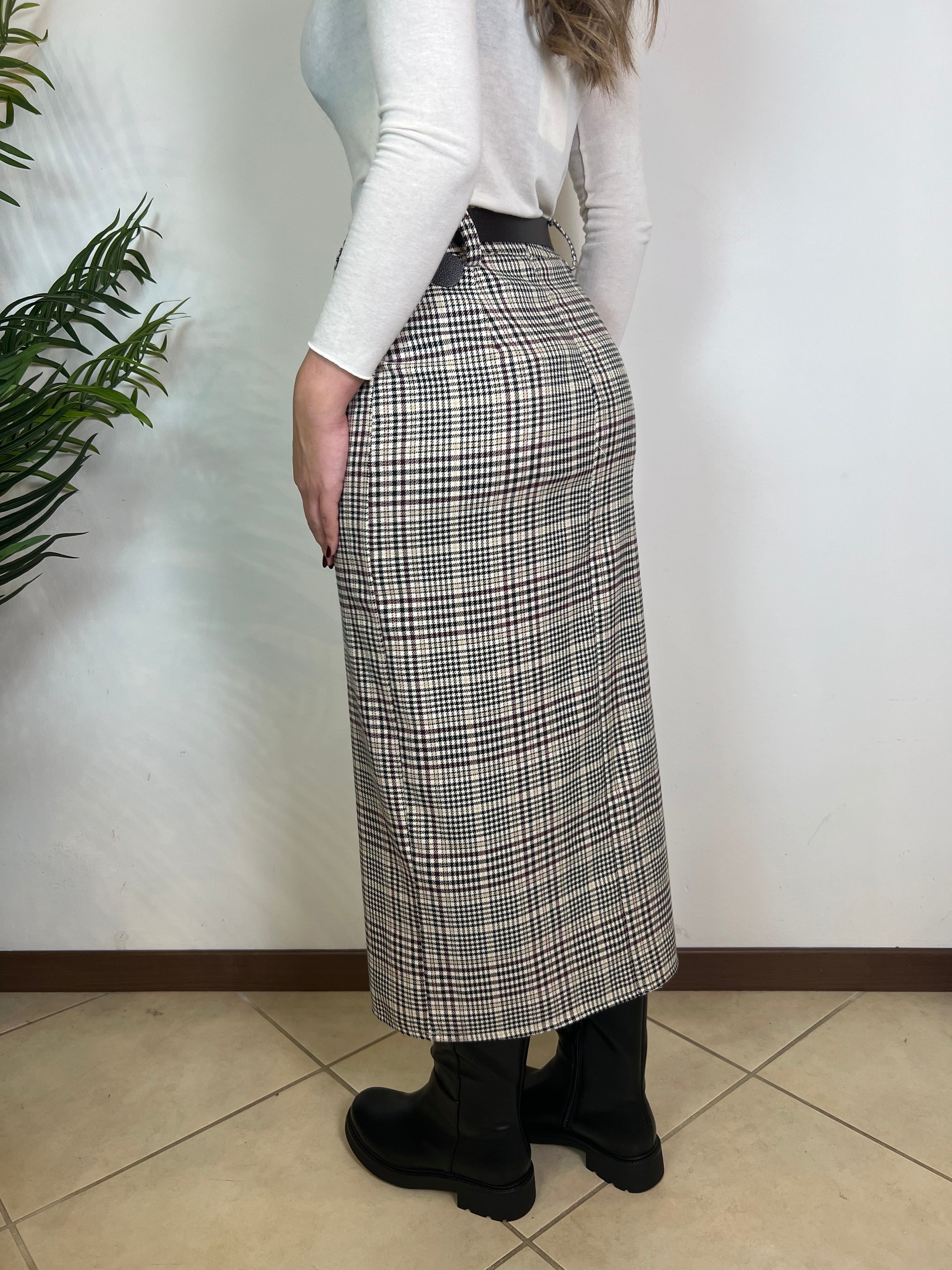 Gonna matita quadretti- Haveone