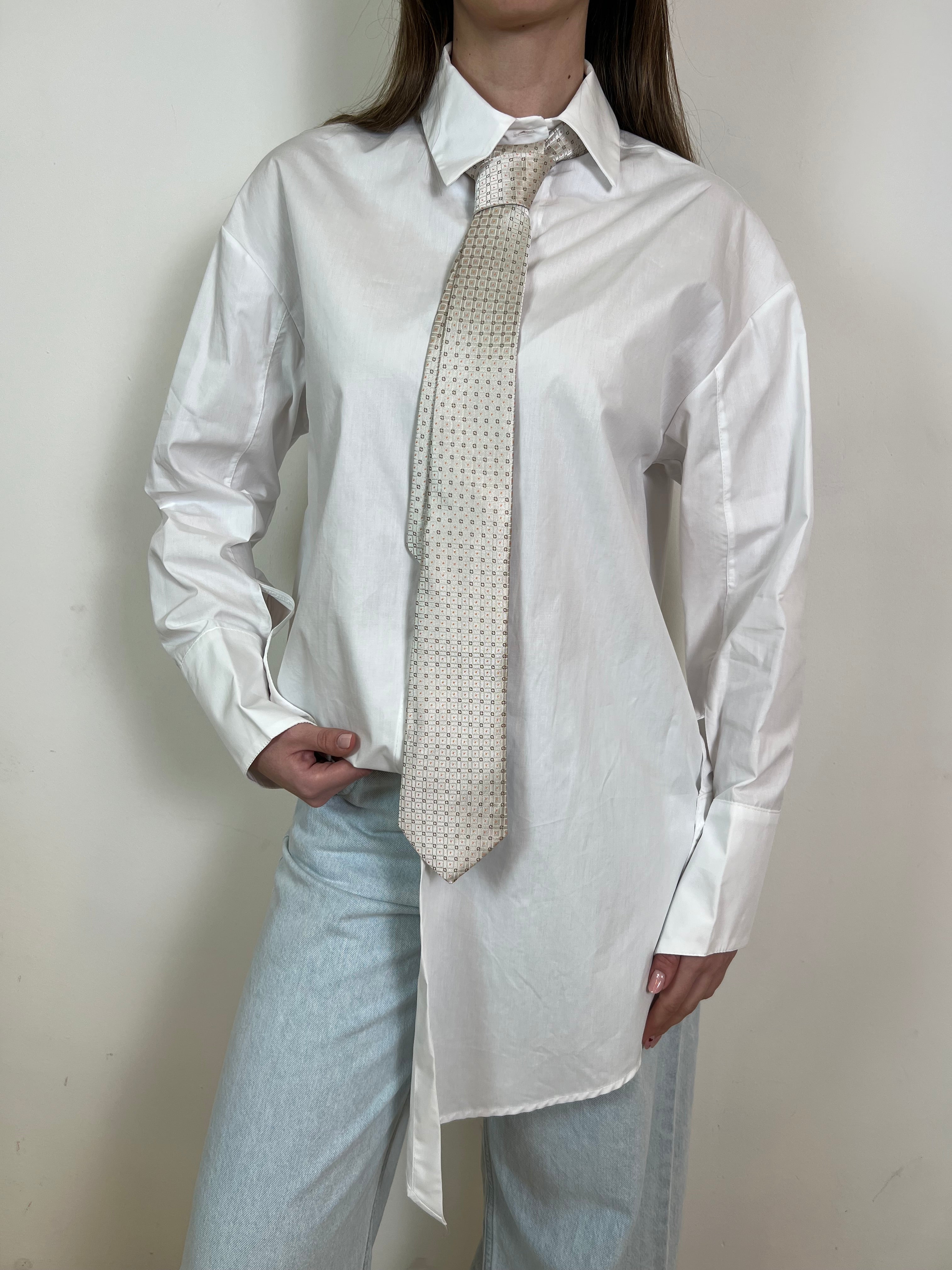 Camicia asimmetrica cravatta - Vicolo