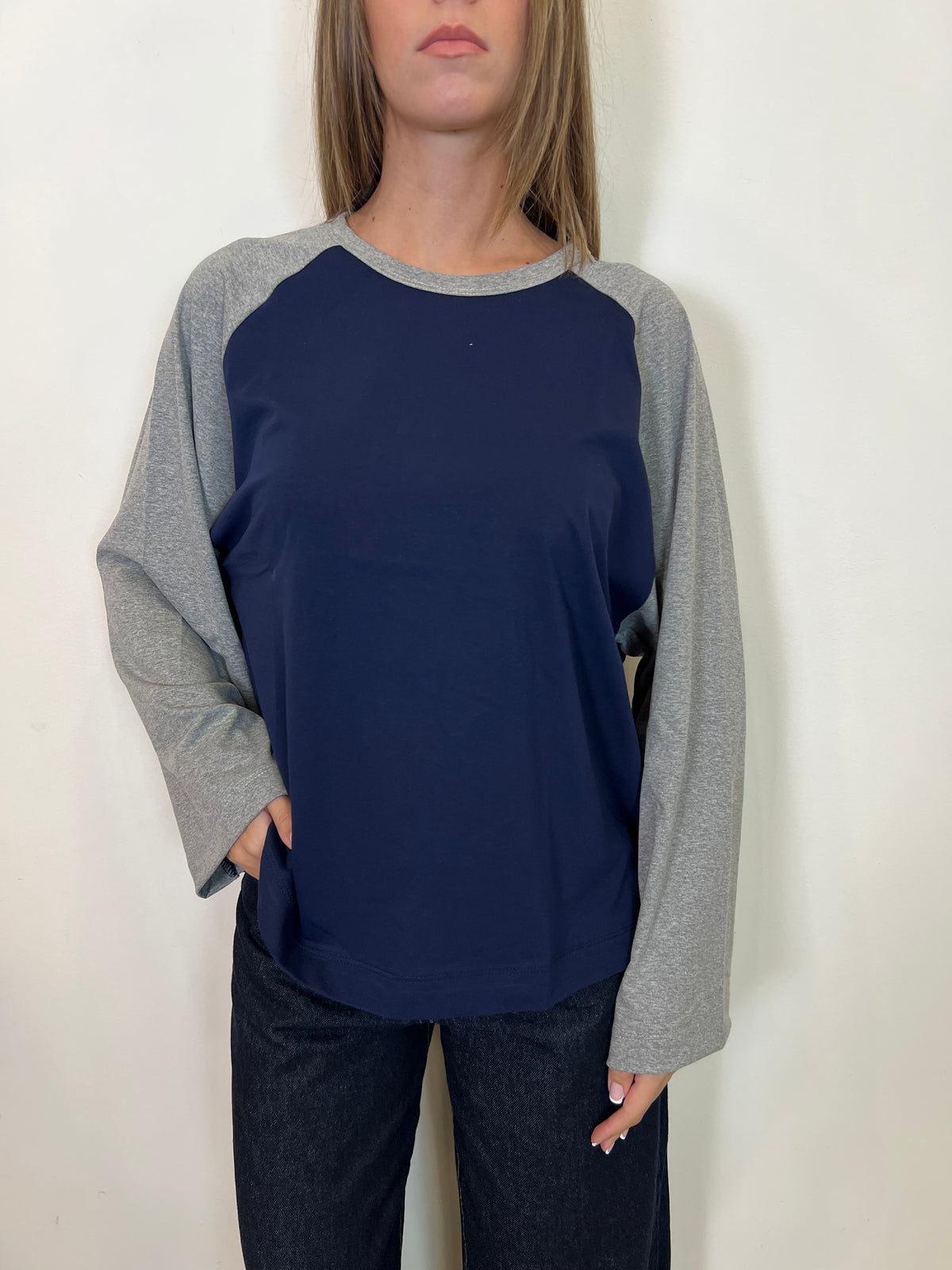 Maglia manica calla bicolor - Haveone