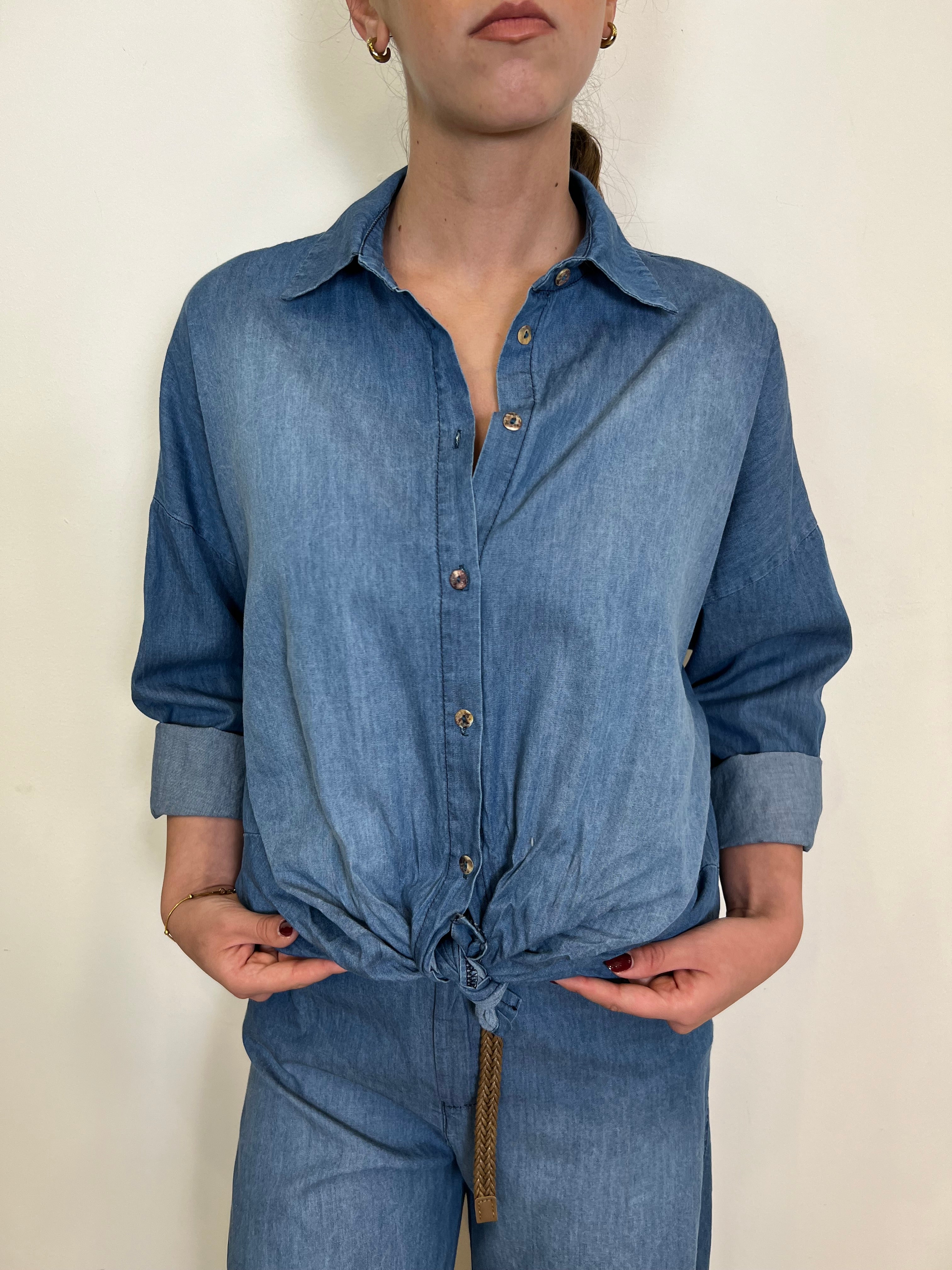 Camicia chambray - Haveone
