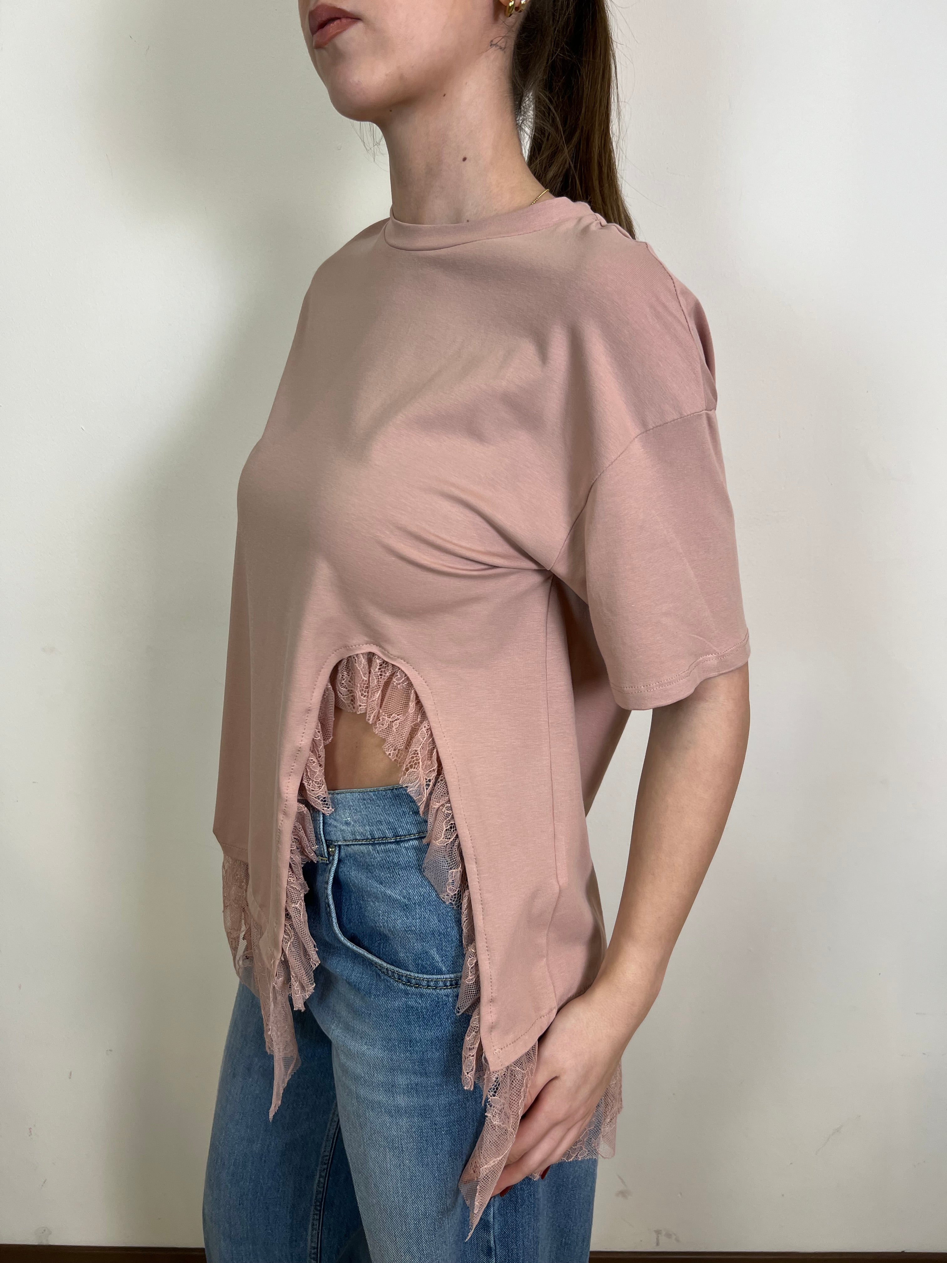 T-shirt spacco pizzo - Haveone