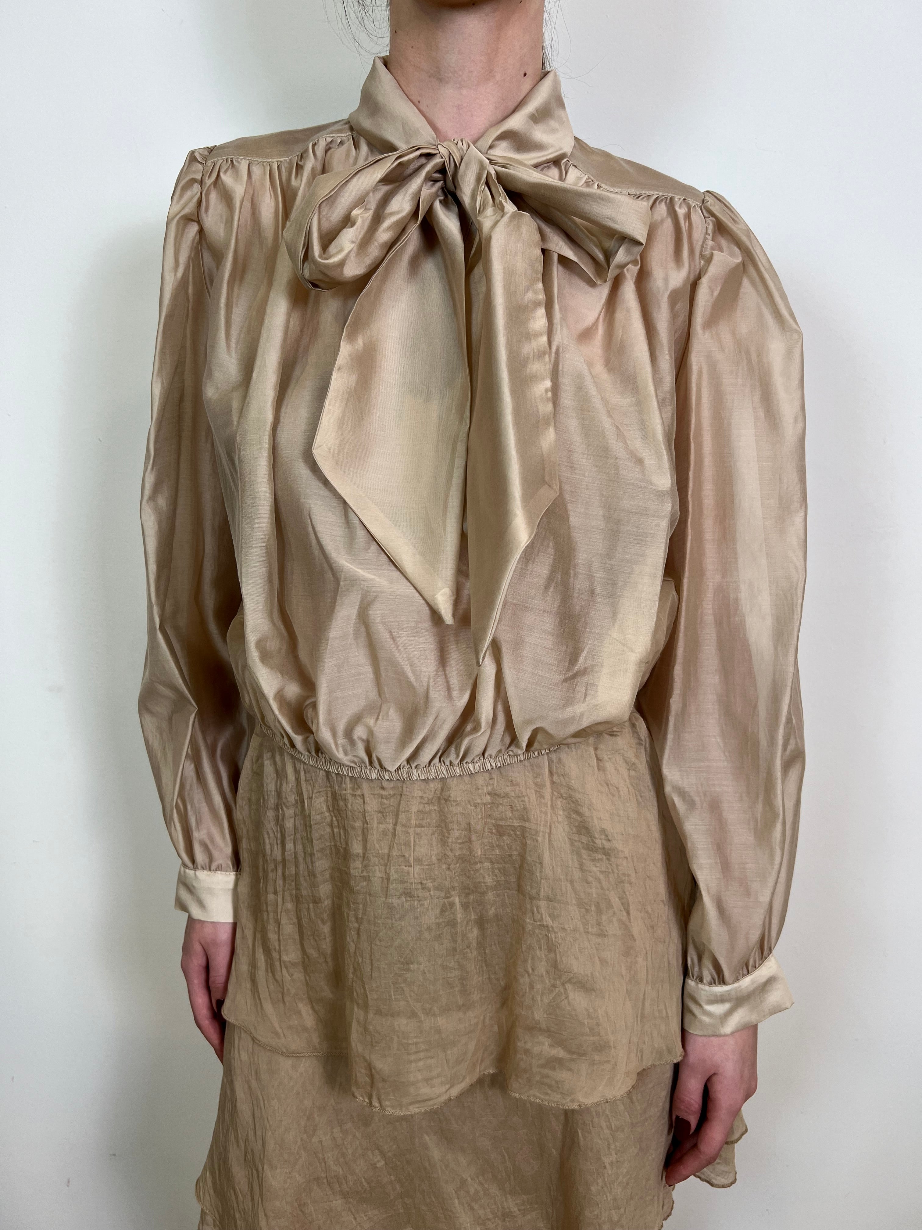 Camicia crop fiocco - Vicolo