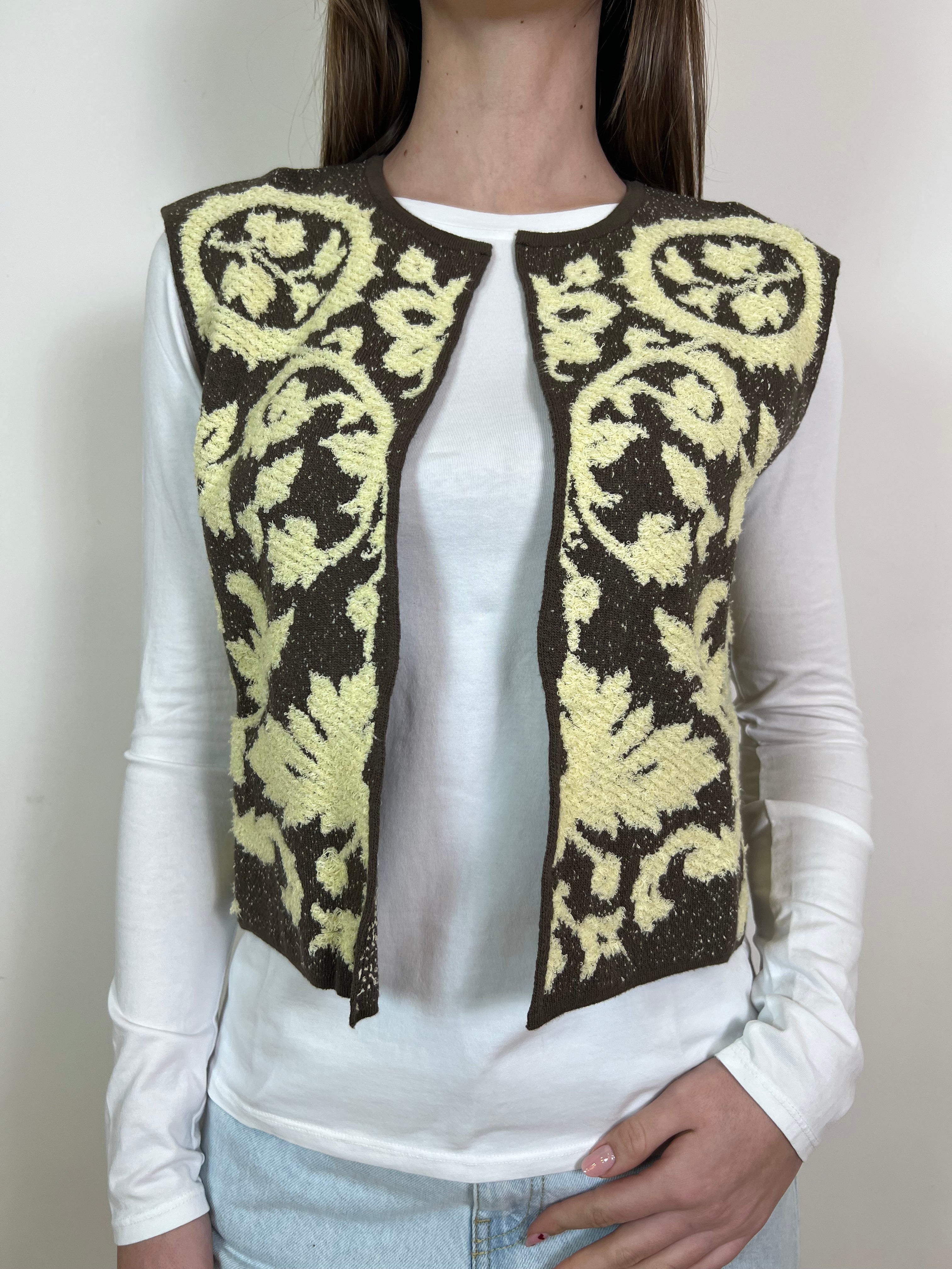 Gilet ricami - Vicolo