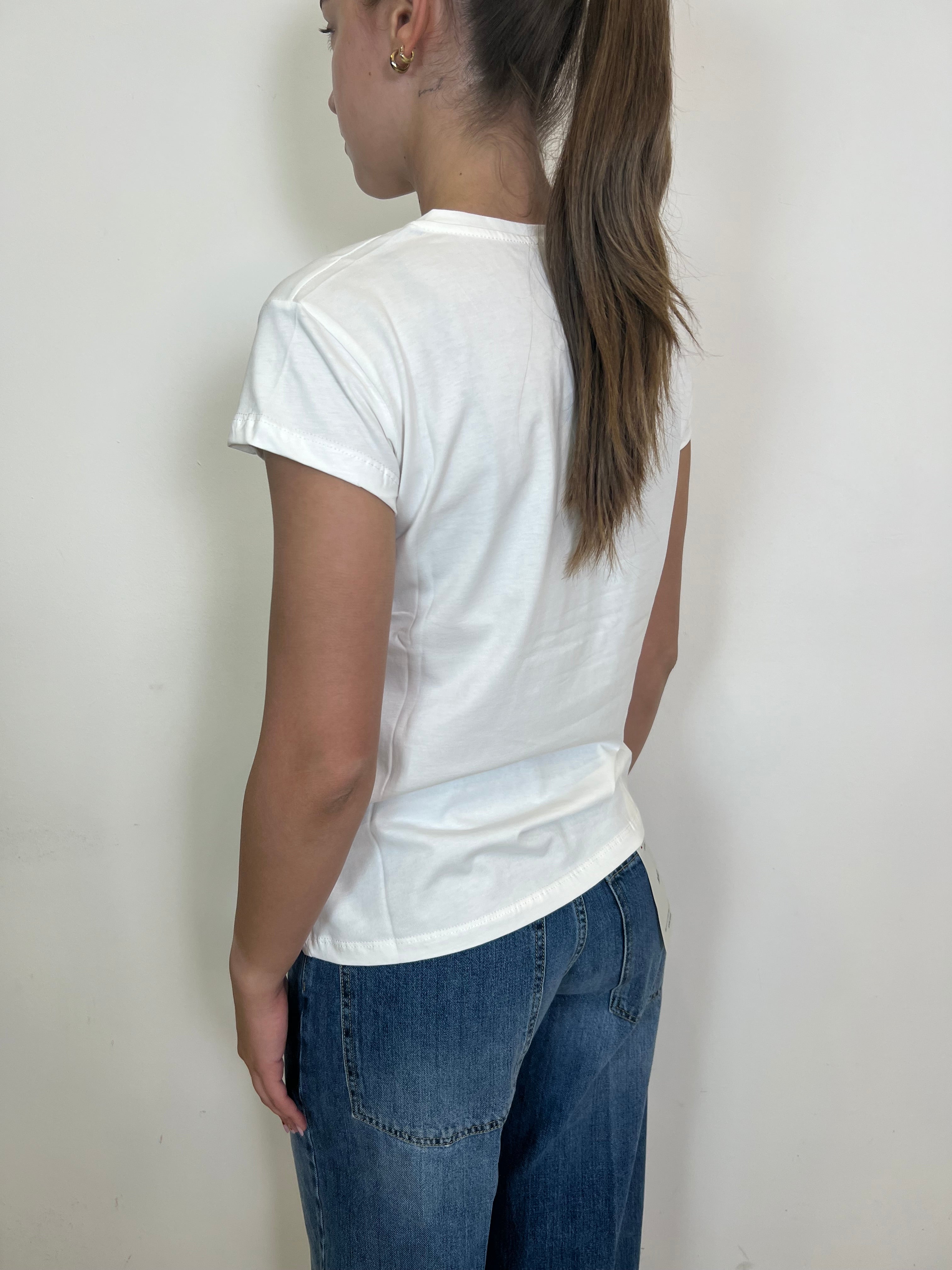 T-shirt scritta blu vicolo - Vicolo