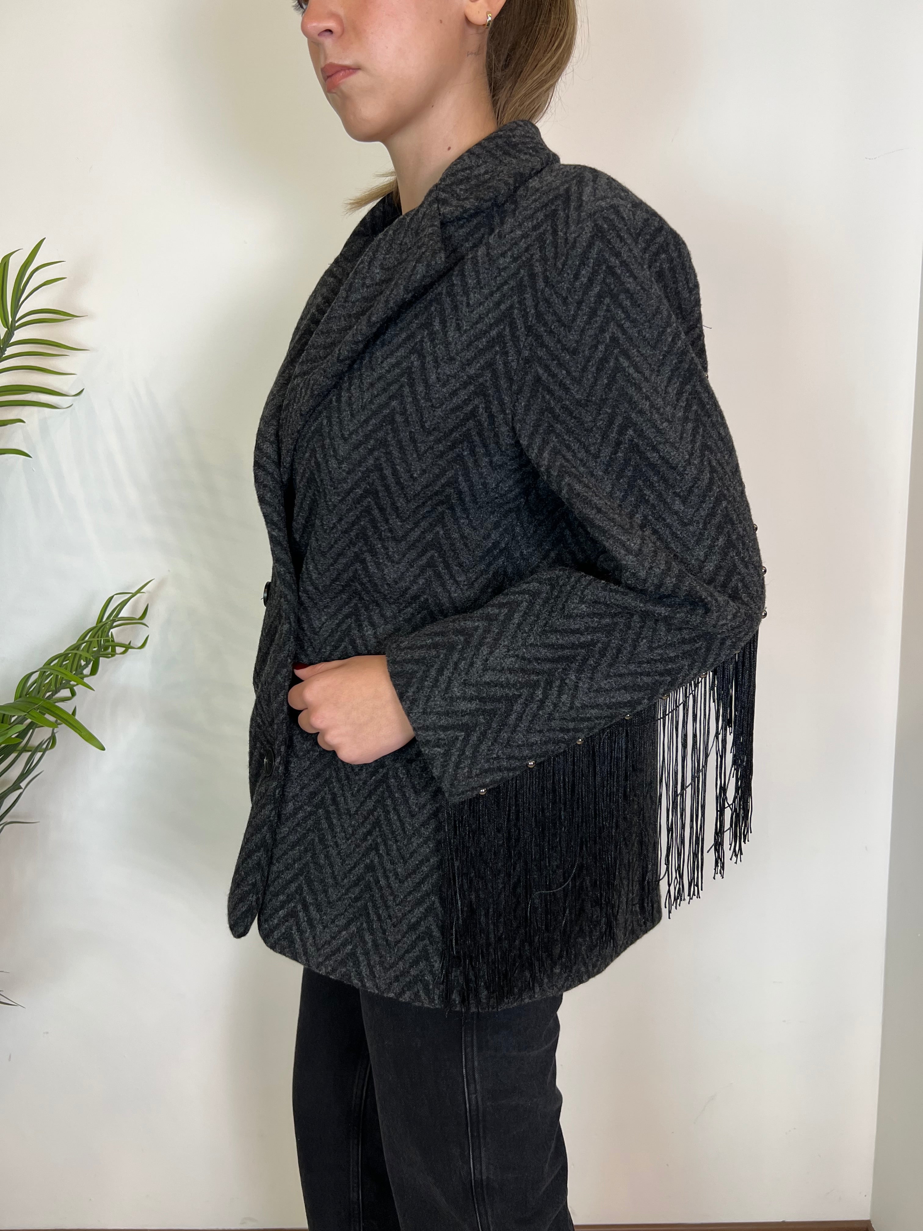 Giacca borchie e frange - TensioneIn