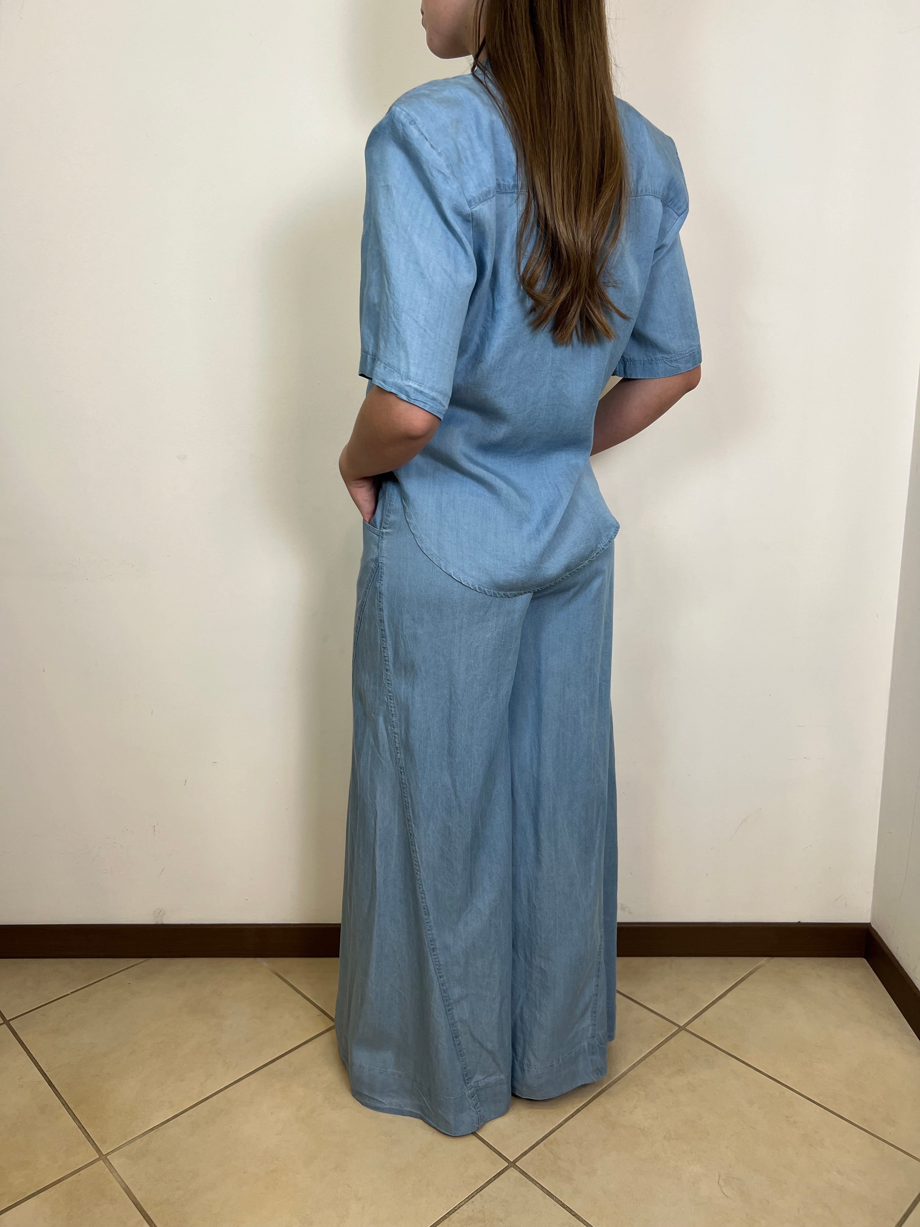 Camicia chambray spallina - Haveone