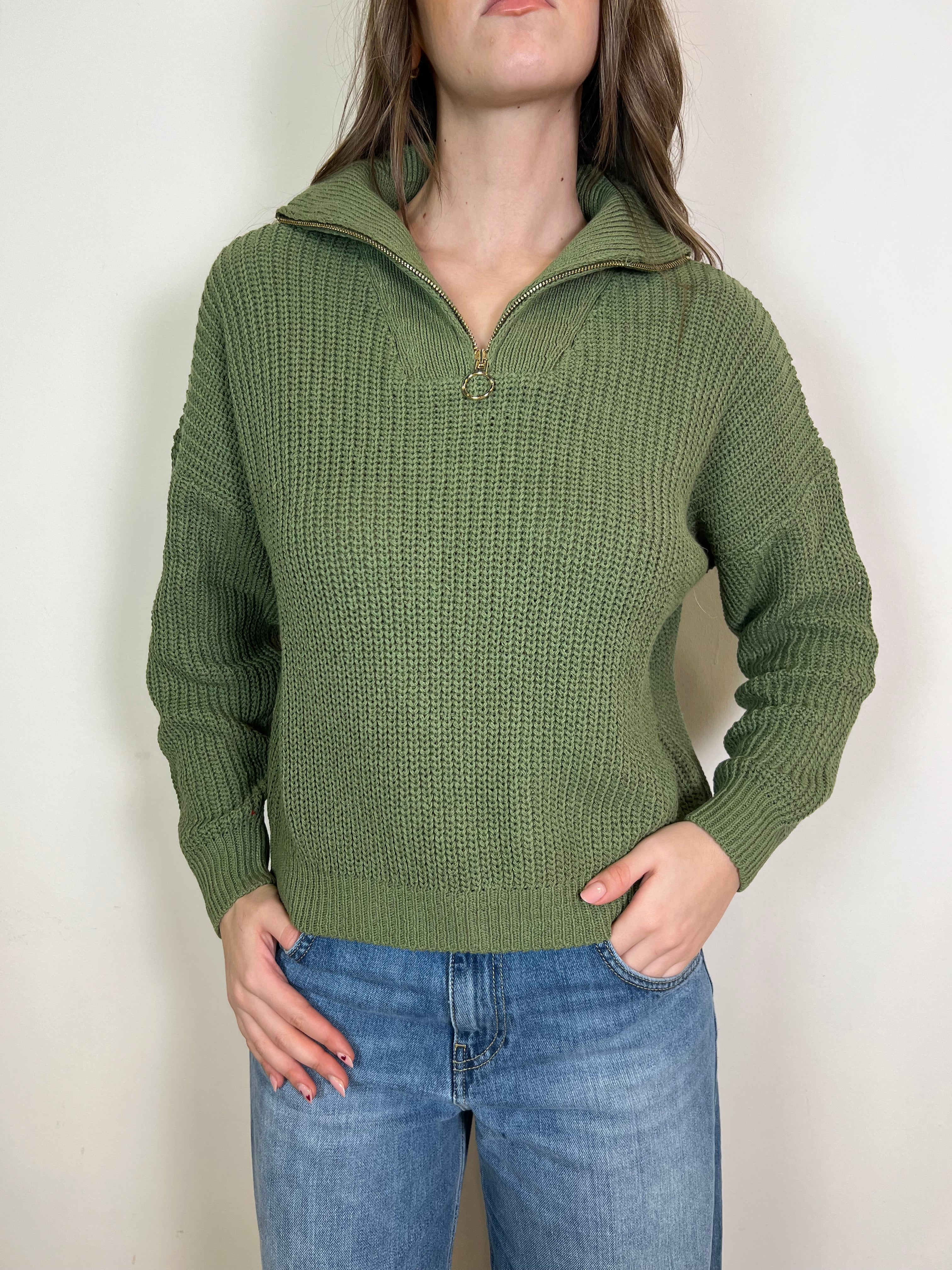 Maglia mini zip - Haveone