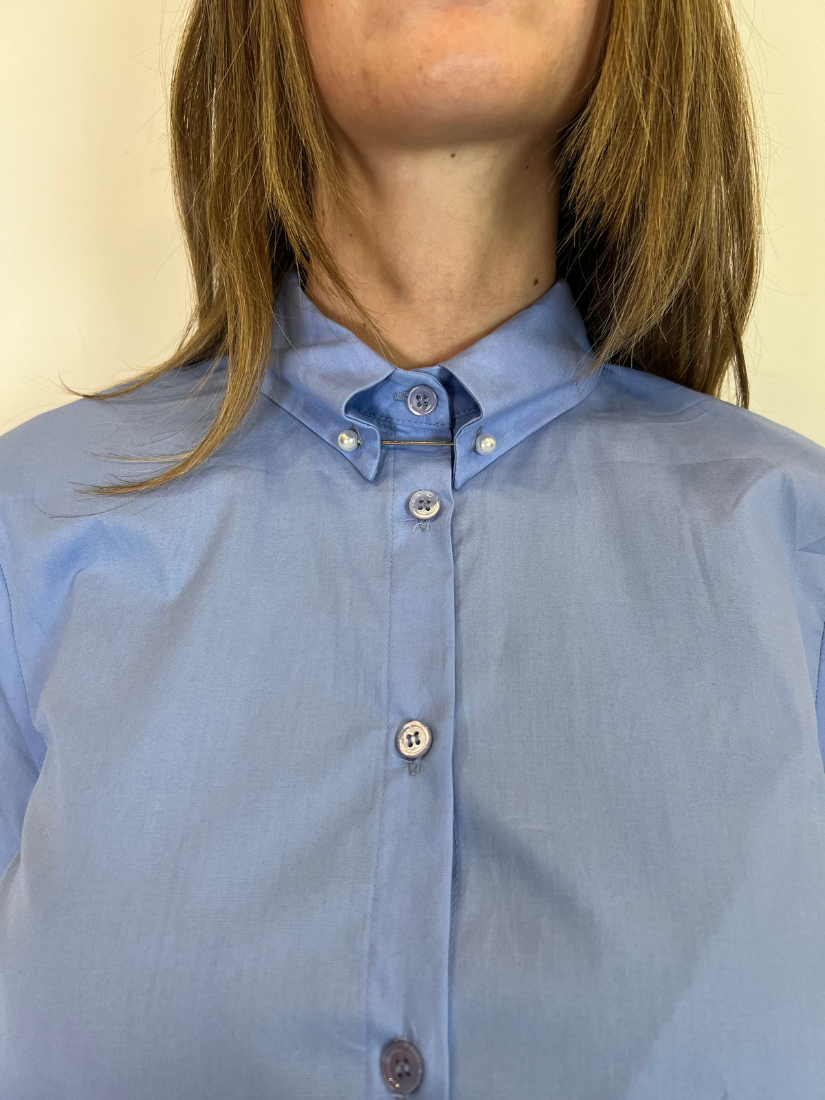 Camicia piercing perla - Haveone