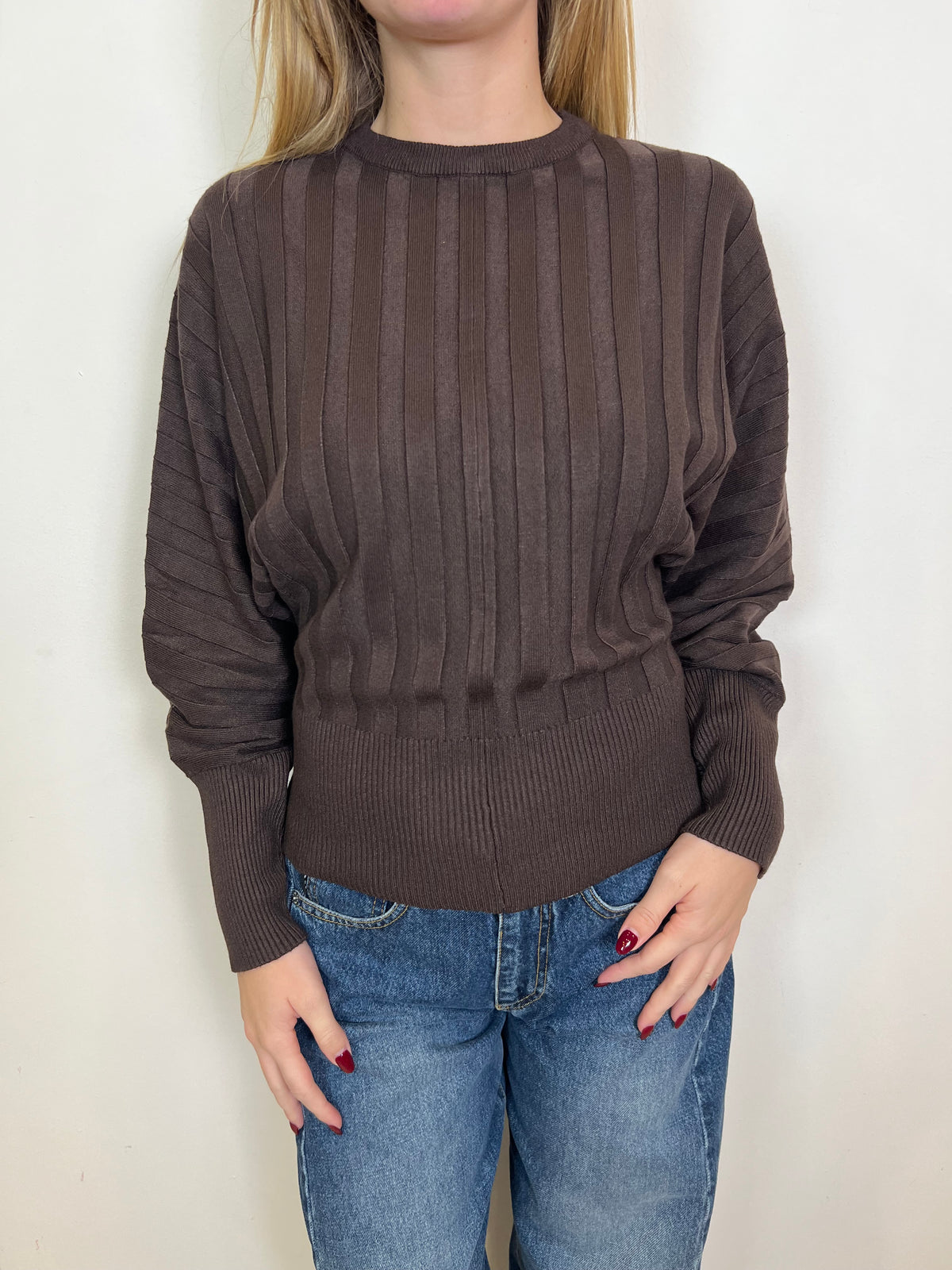 Maglia pipistrello a coste - Haveone