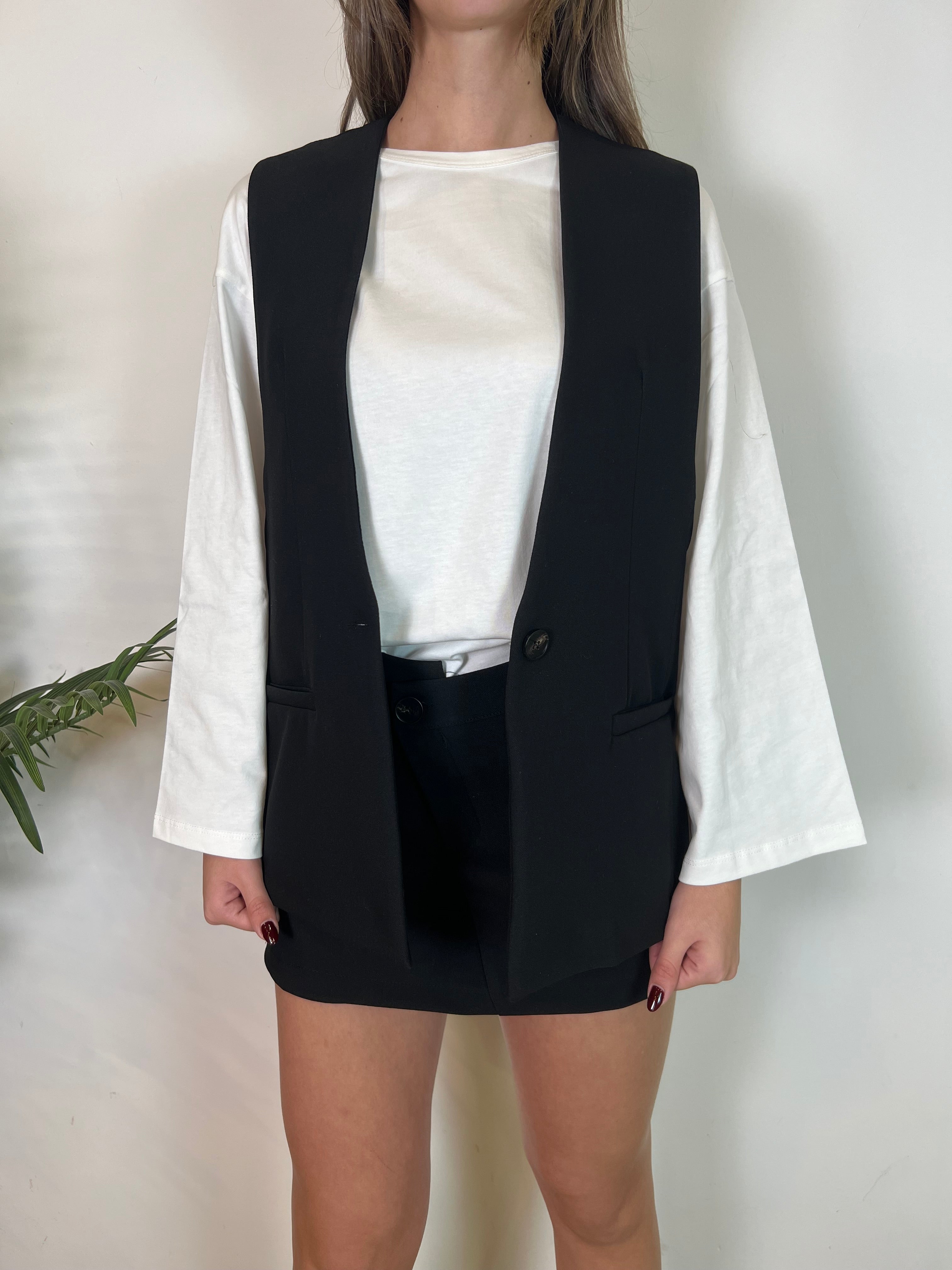 Gonna pantaloncino chiusura asimmetrica - Haveone