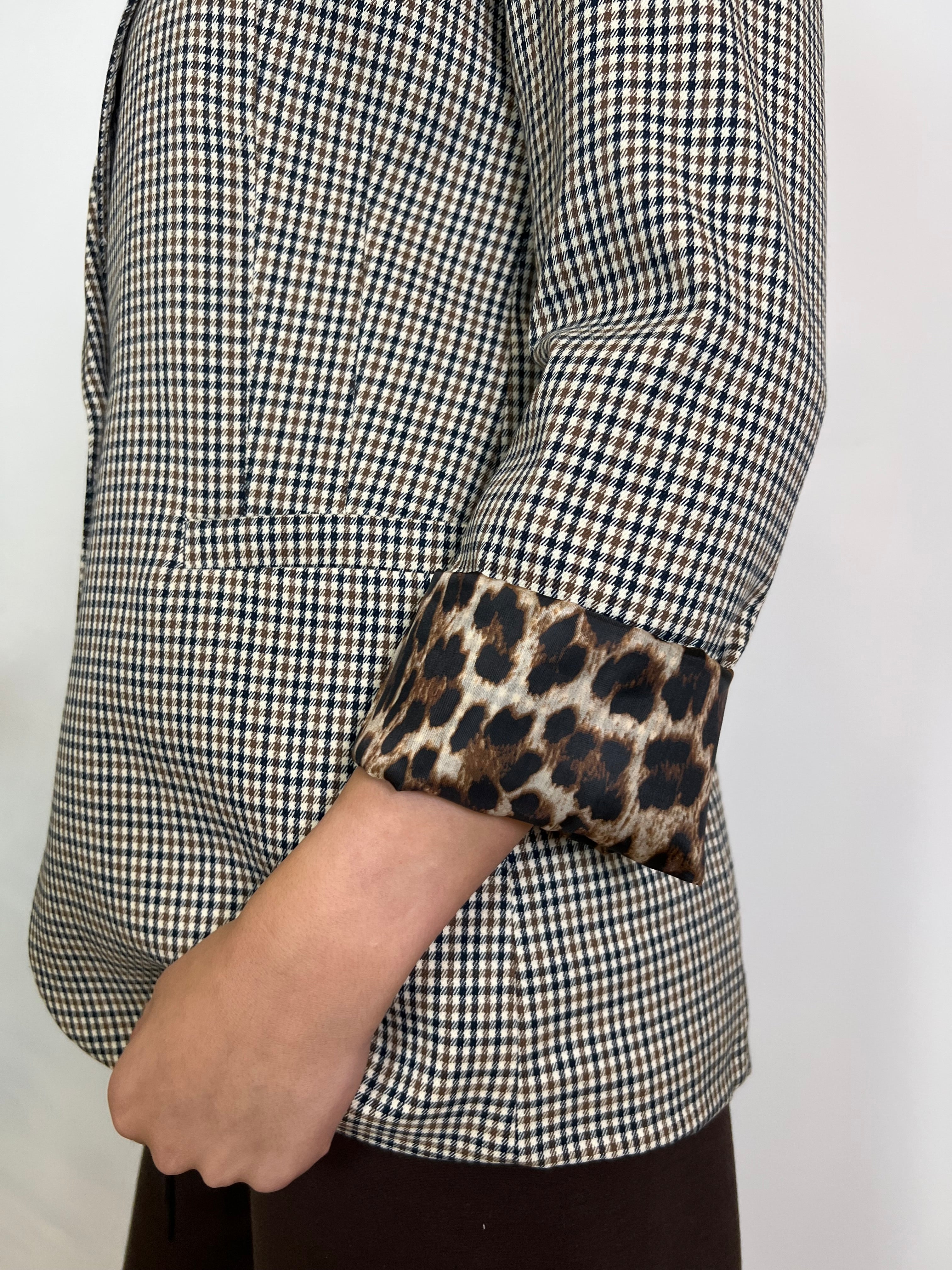 Giacca quadretti leo - Haveone