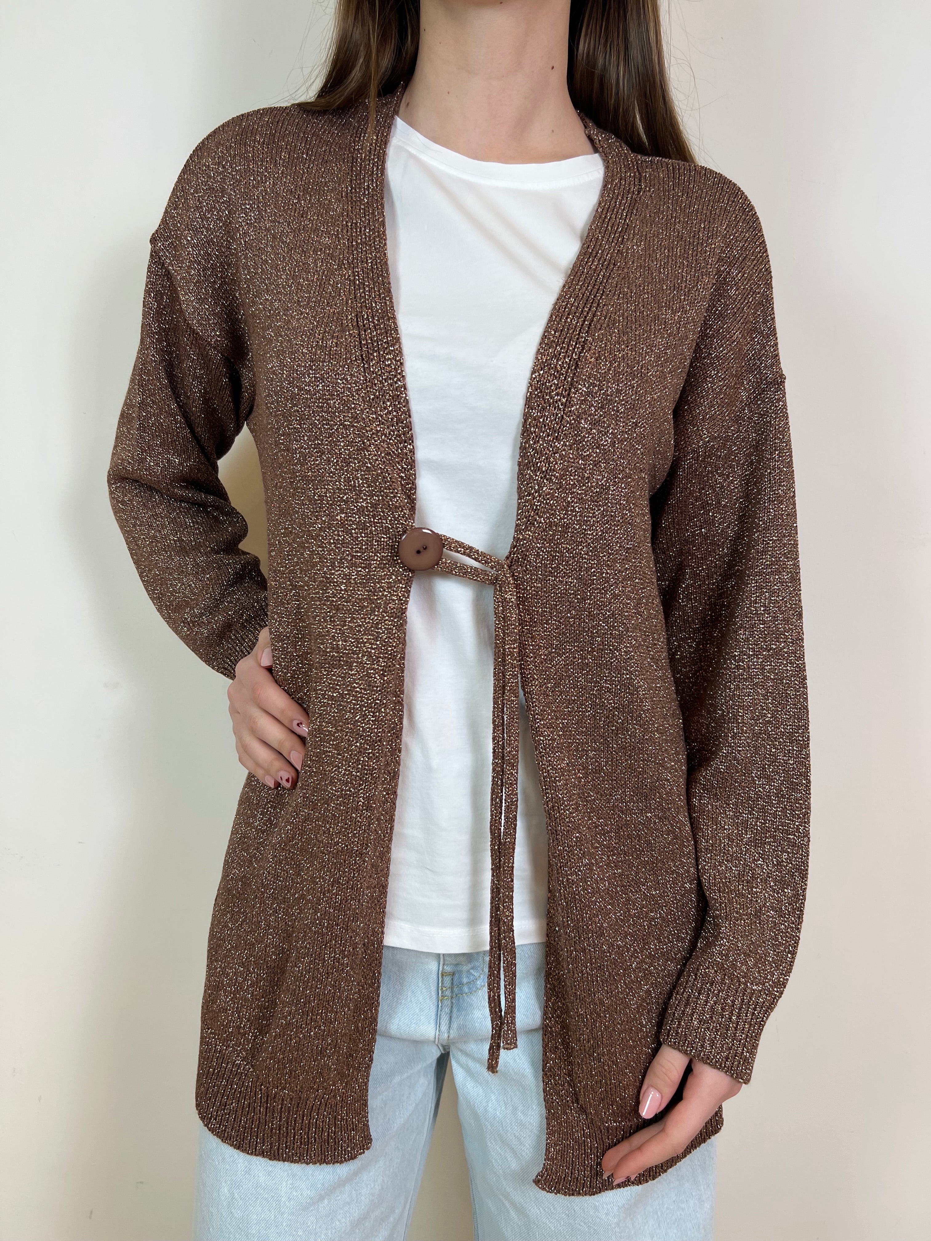 Cardigan lurex - Kontatto