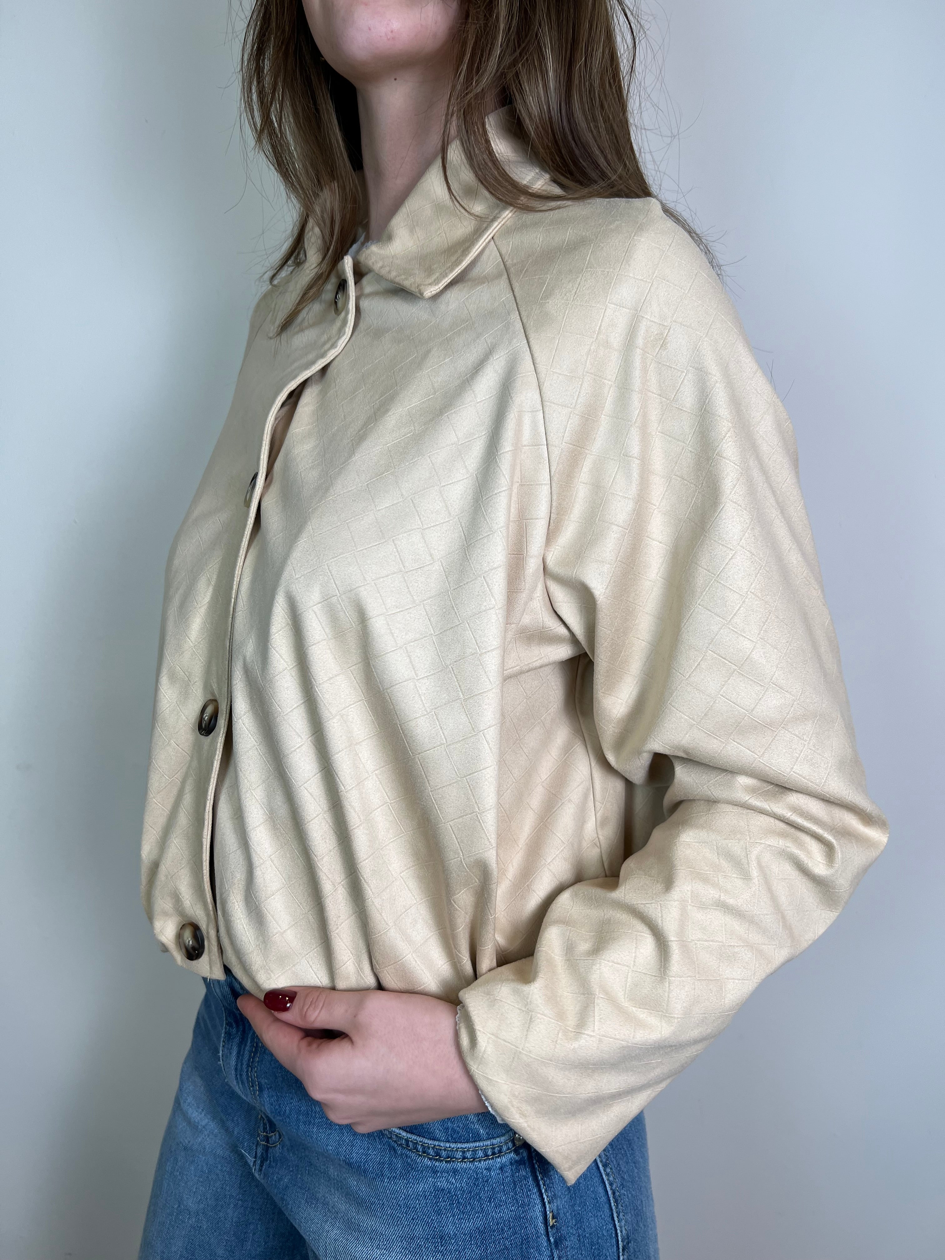 Bomber suede intrecciata - Haveone