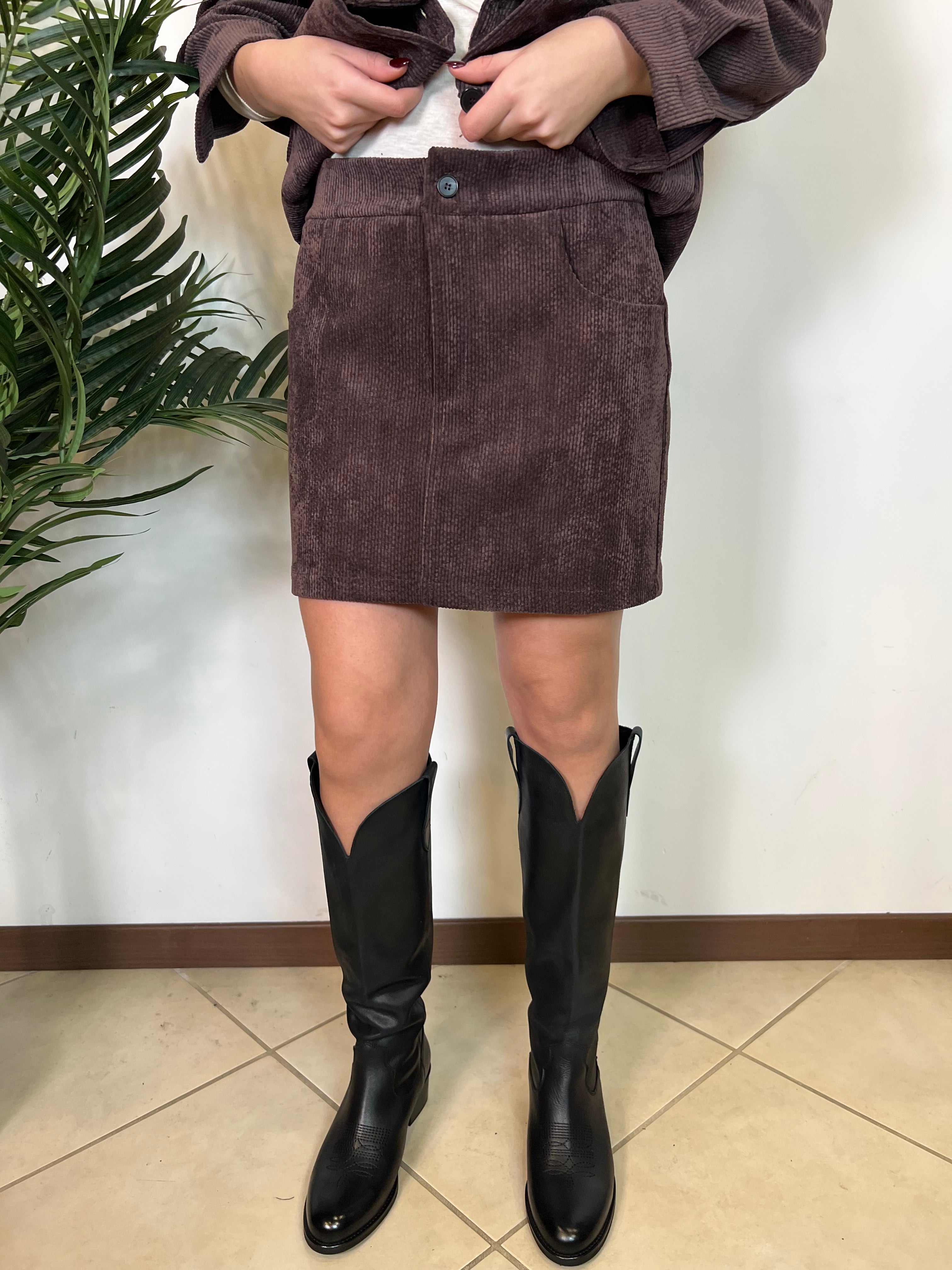 Gonna velluto - Vicolo