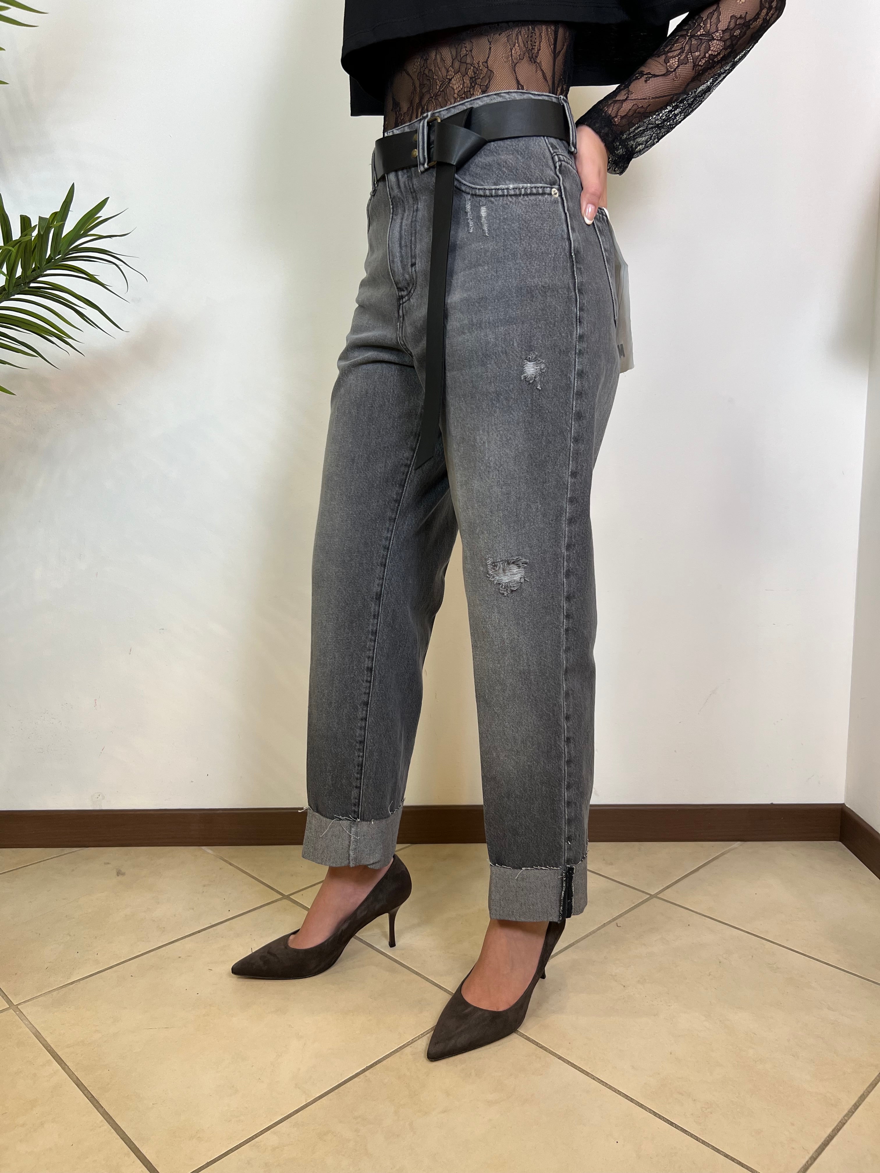 Jeans Mandy grigio - Haveone