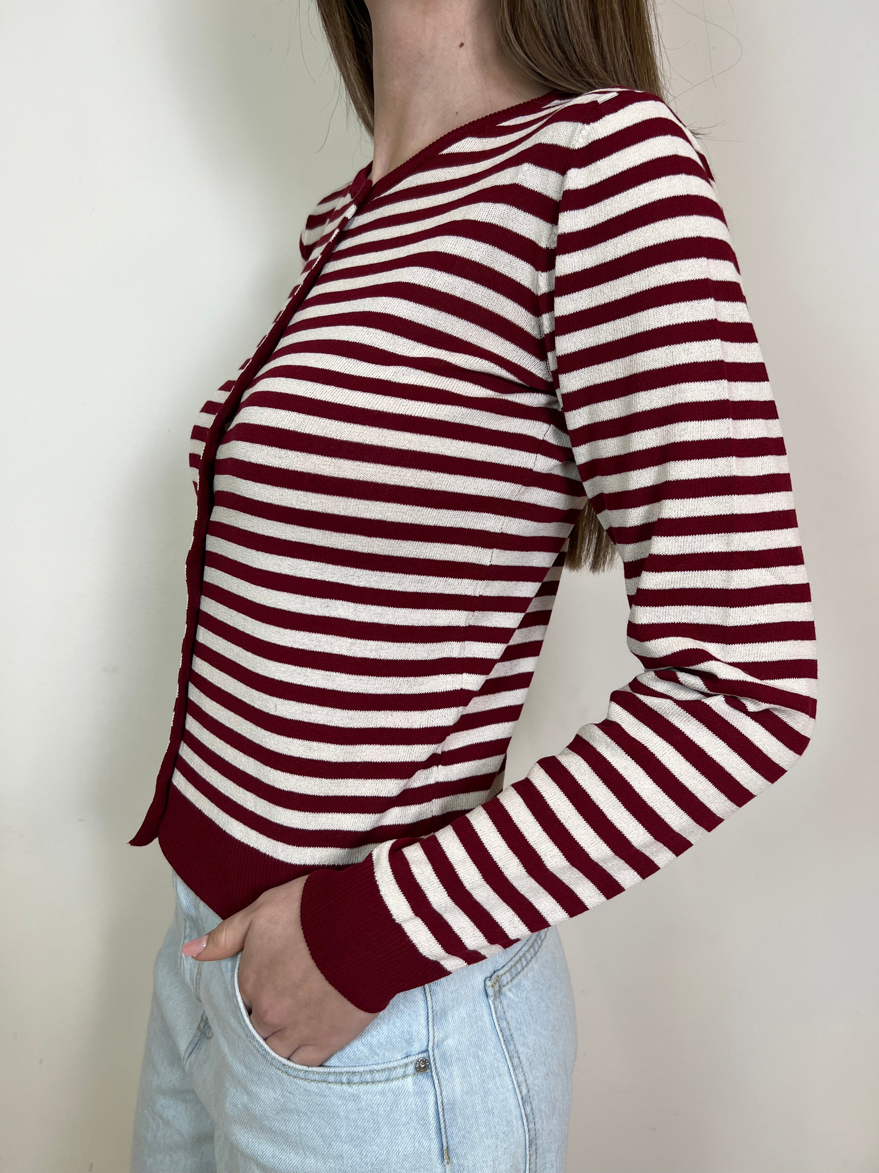 Cardigan righe - Kontatto