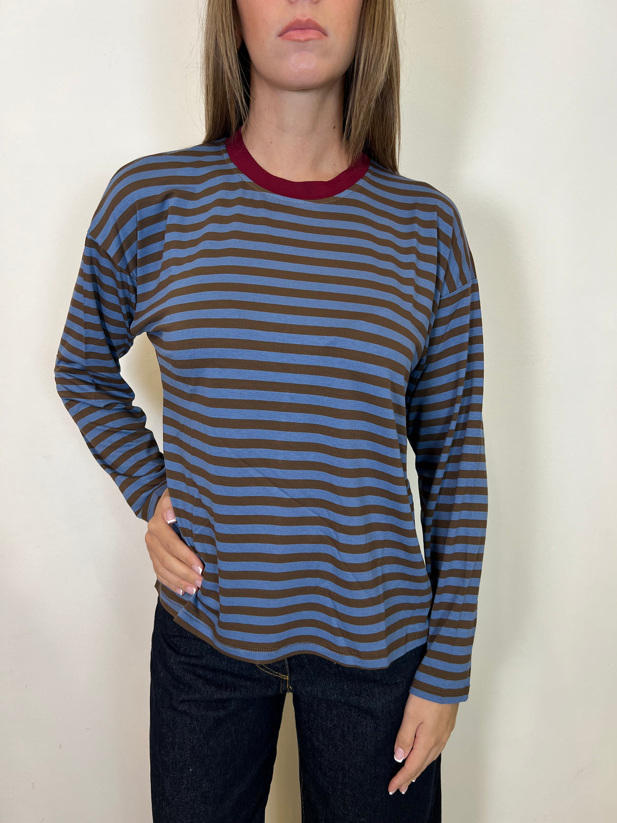 Maglia scatola righe - Haveone