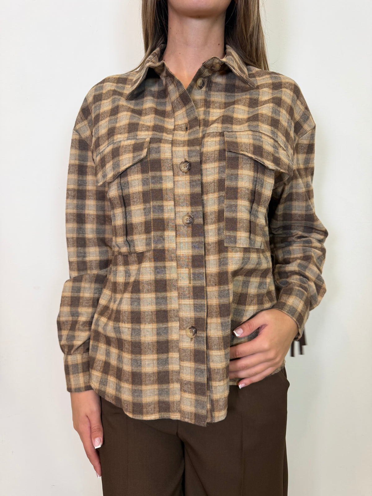 Camicia check frange - Vicolo