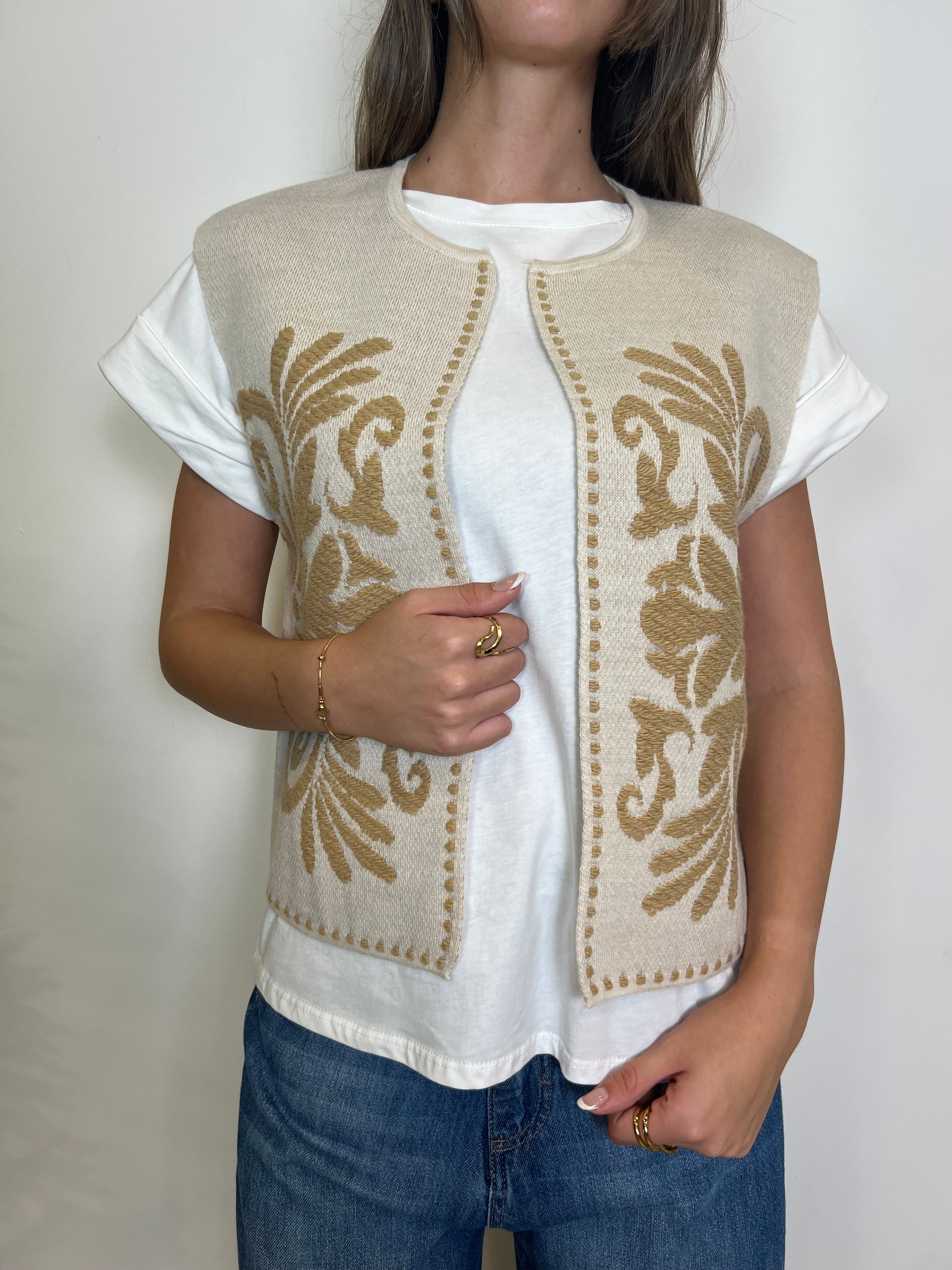 Gilet ricami - TensioneIn