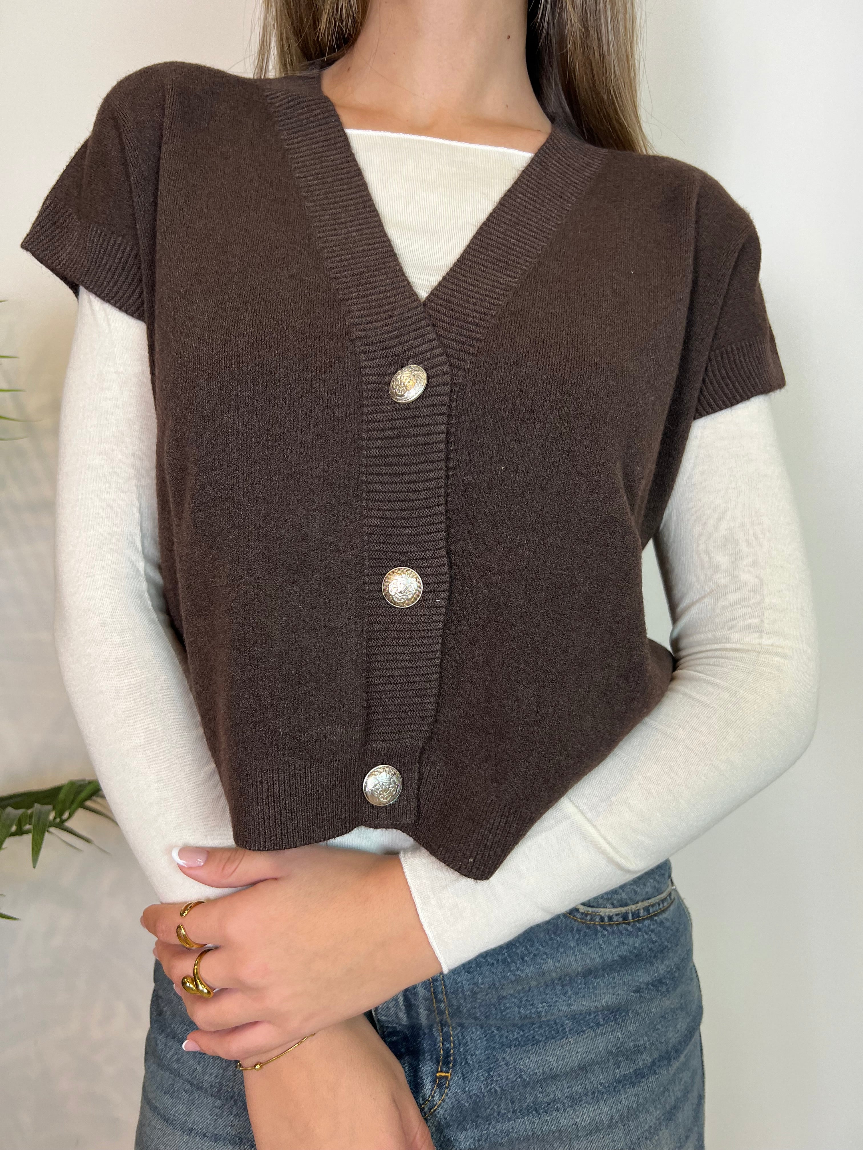 Gilet bottoni militari - Haveone