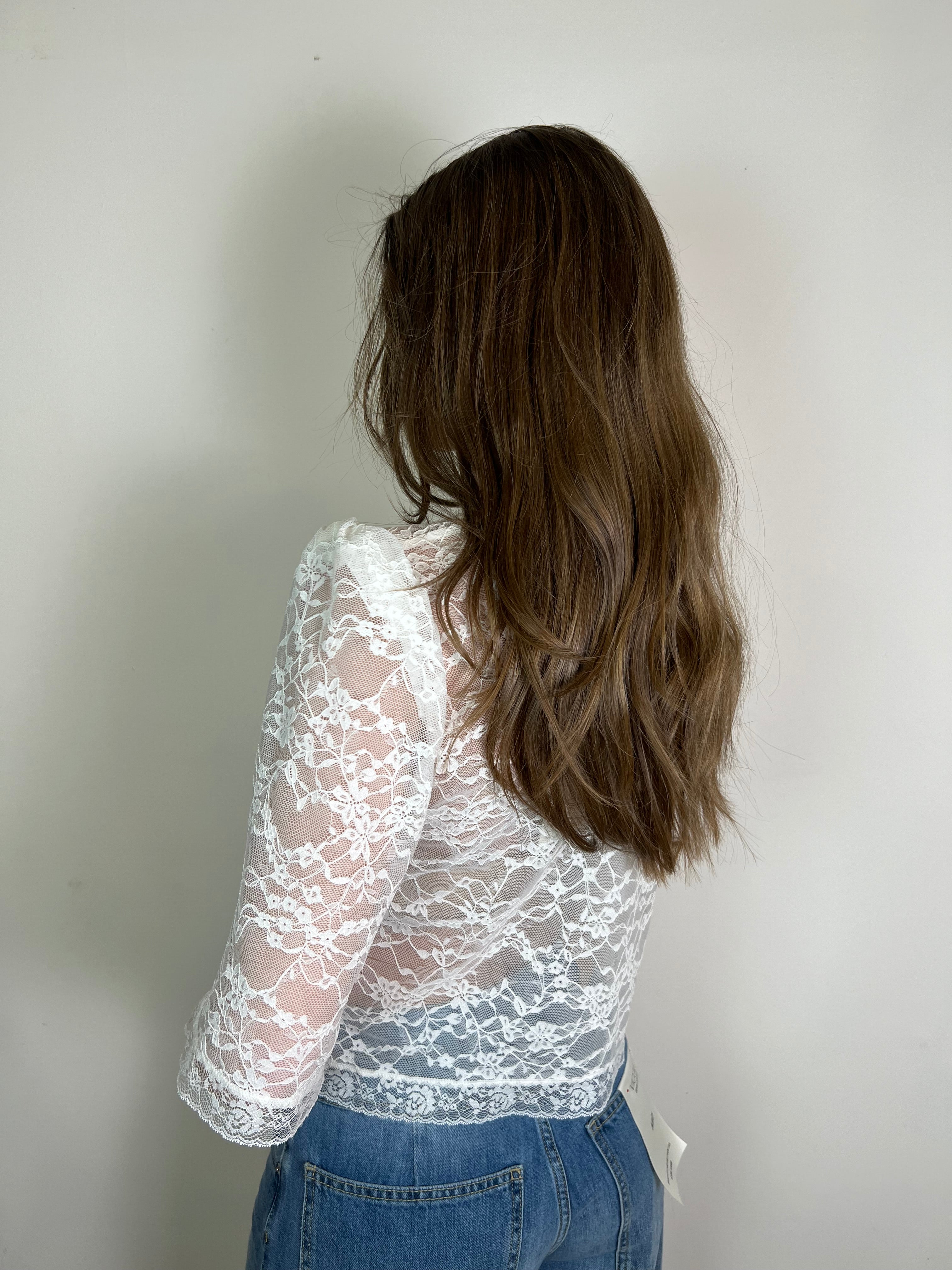 Blusa pizzo sbuffo - Haveone