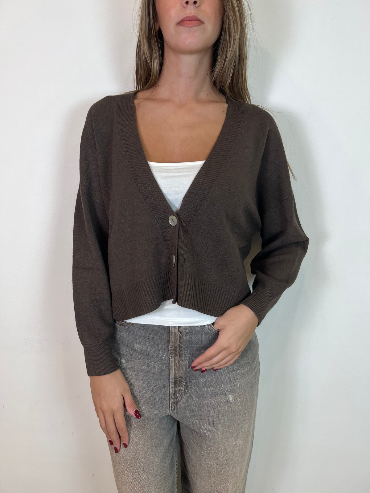 Cardigan over crop - Haveone