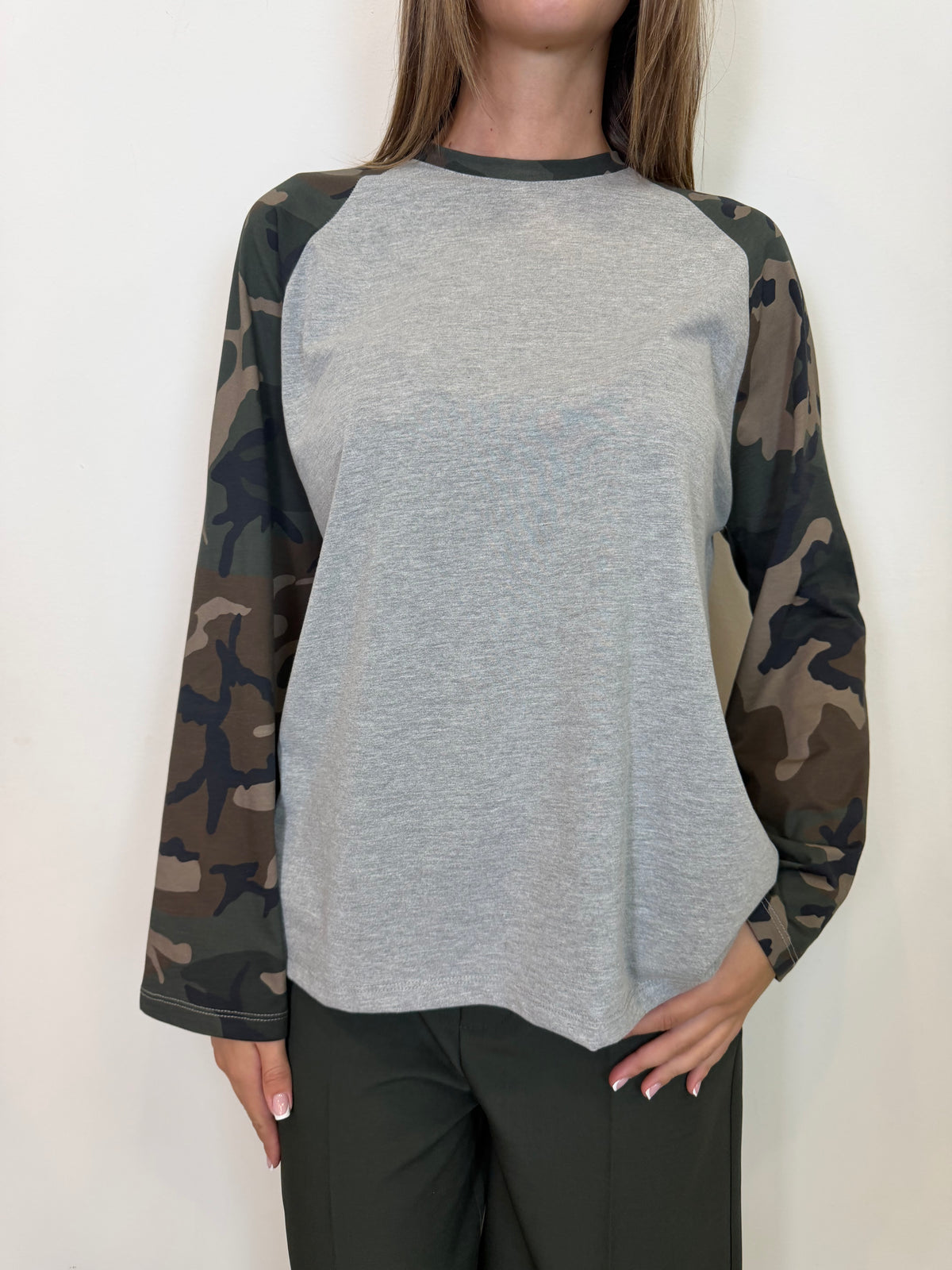 Maglia maniche camou - Haveone