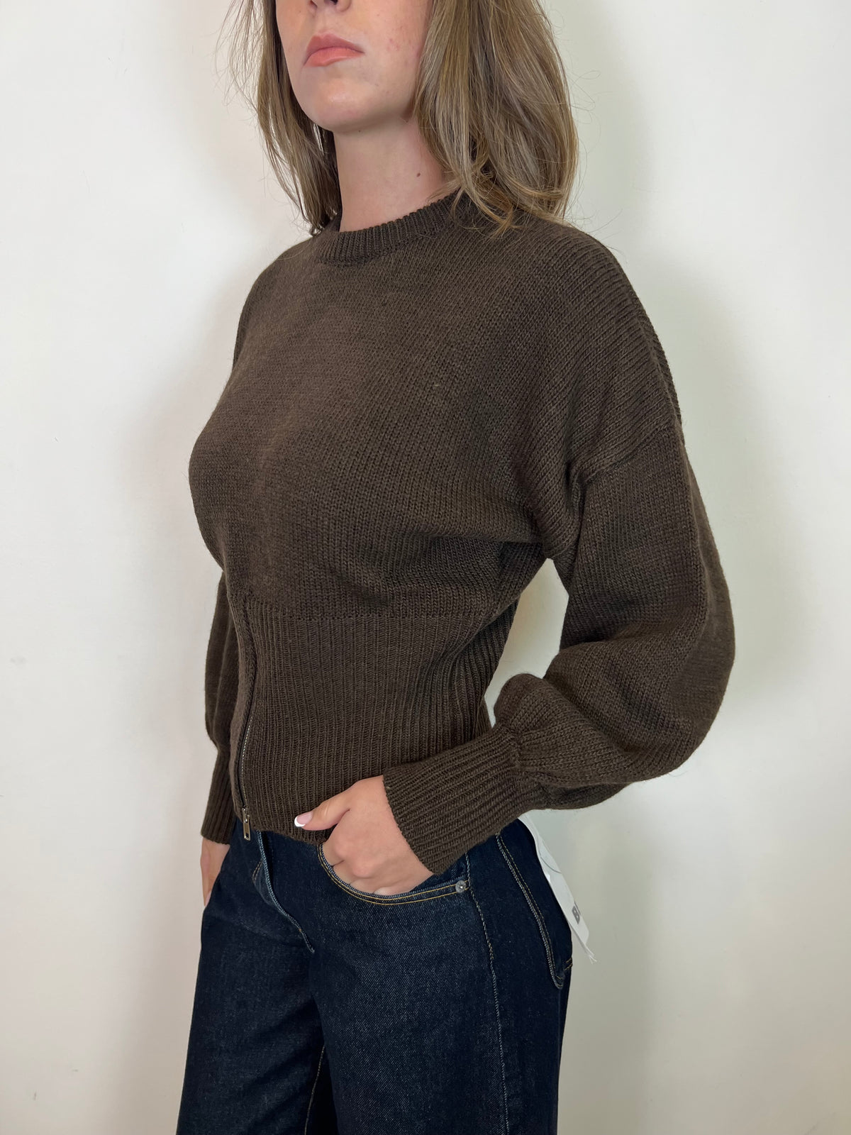 Maglia zip fondo - Vicolo