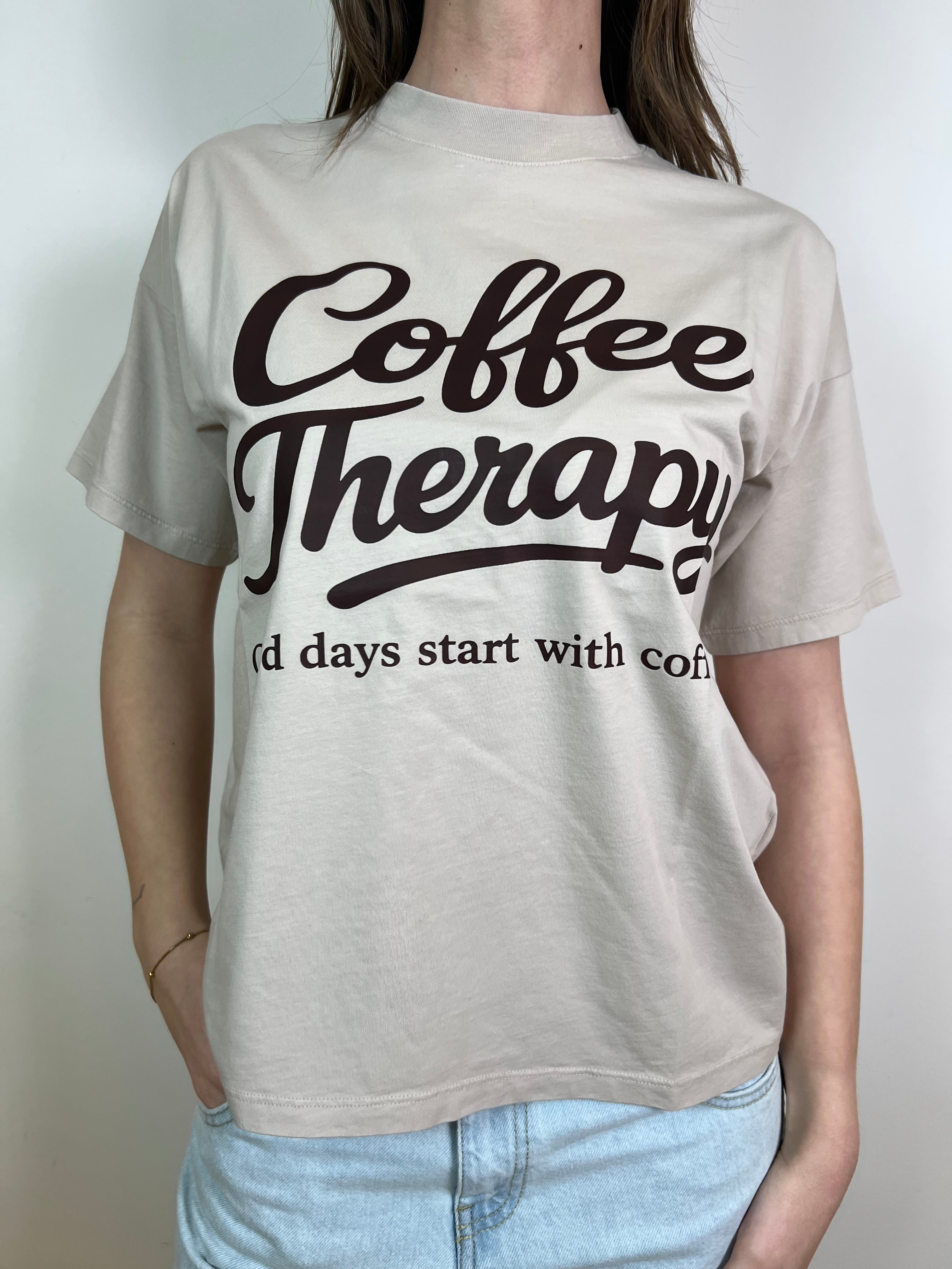 T-shirt coffee therapy - Vicolo