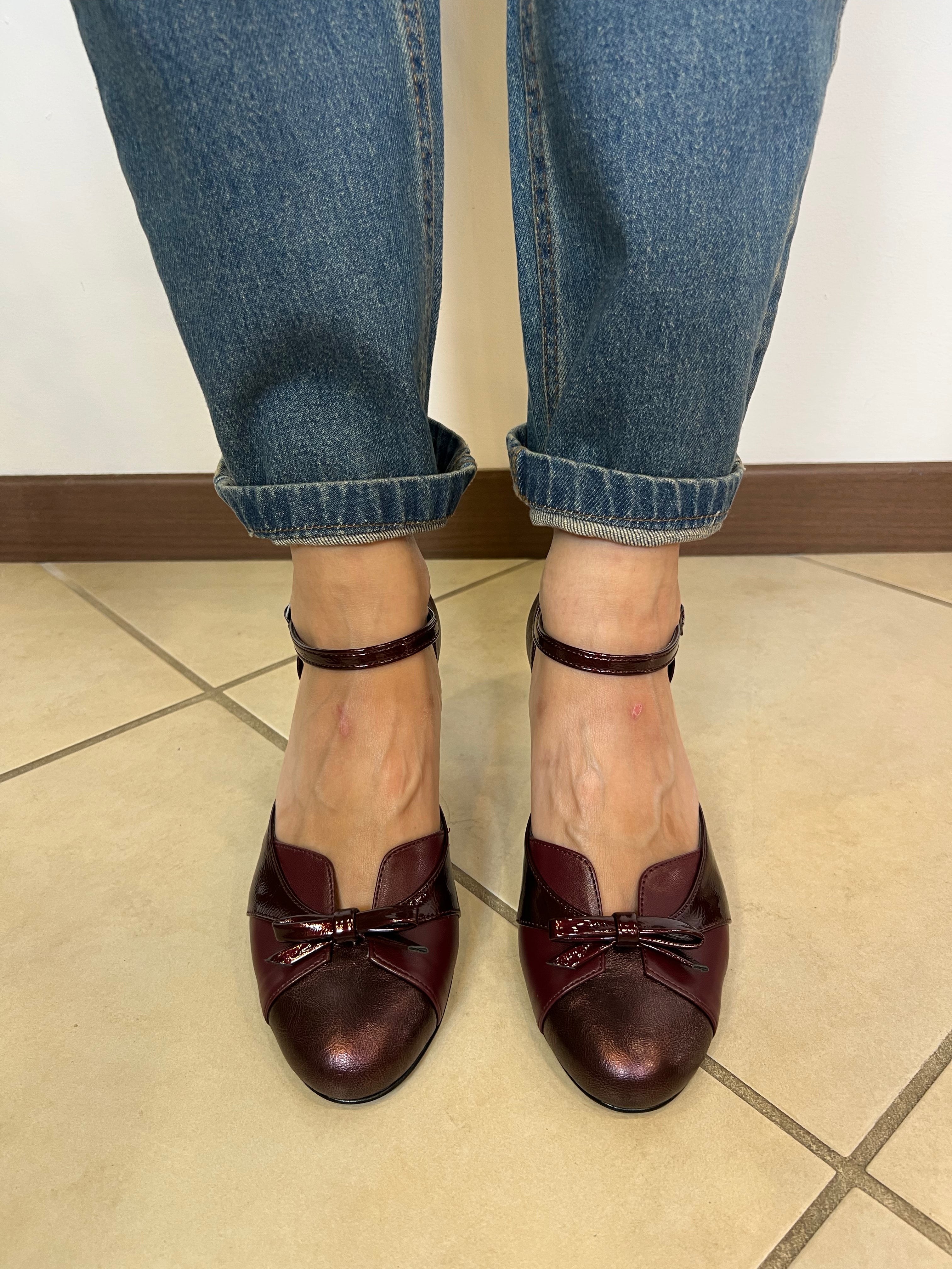 Decolletè bordeaux - Ovyè