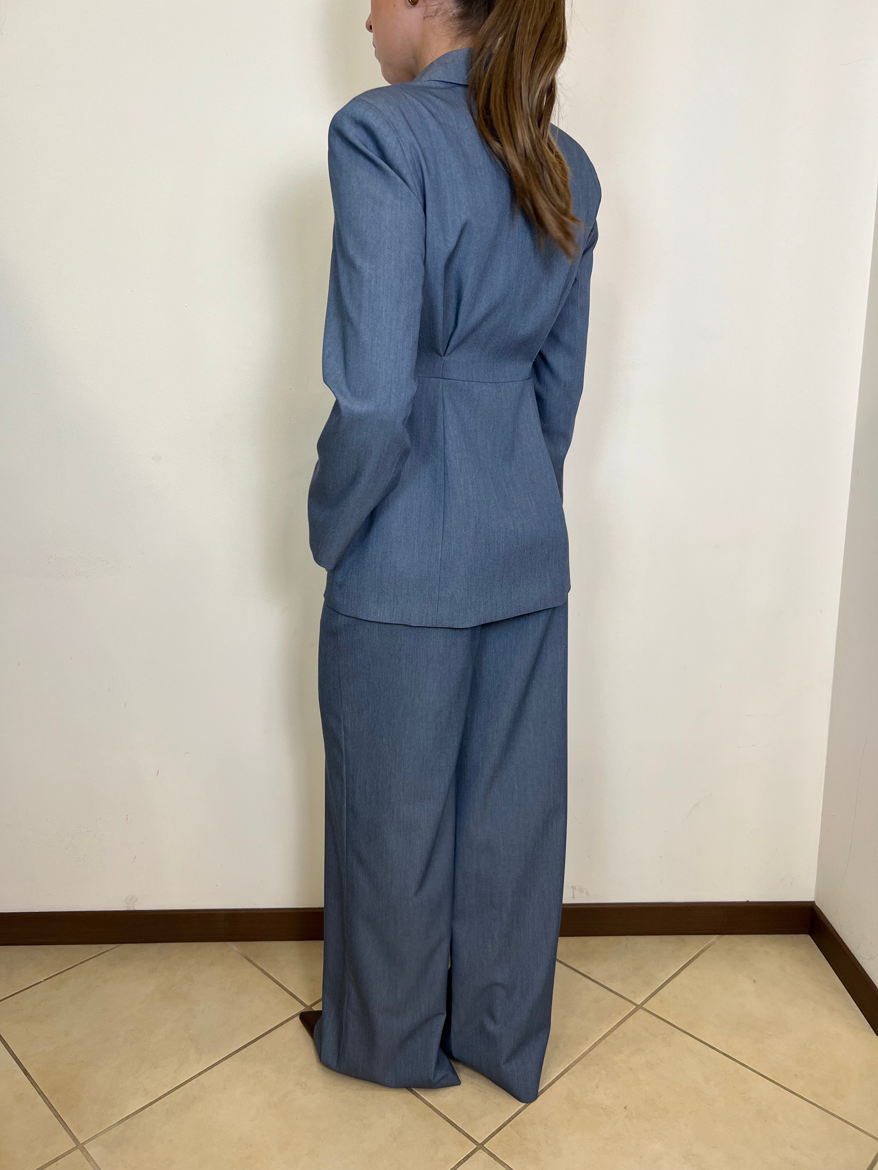 Giacca drappeggio bottoncini - Haveone
