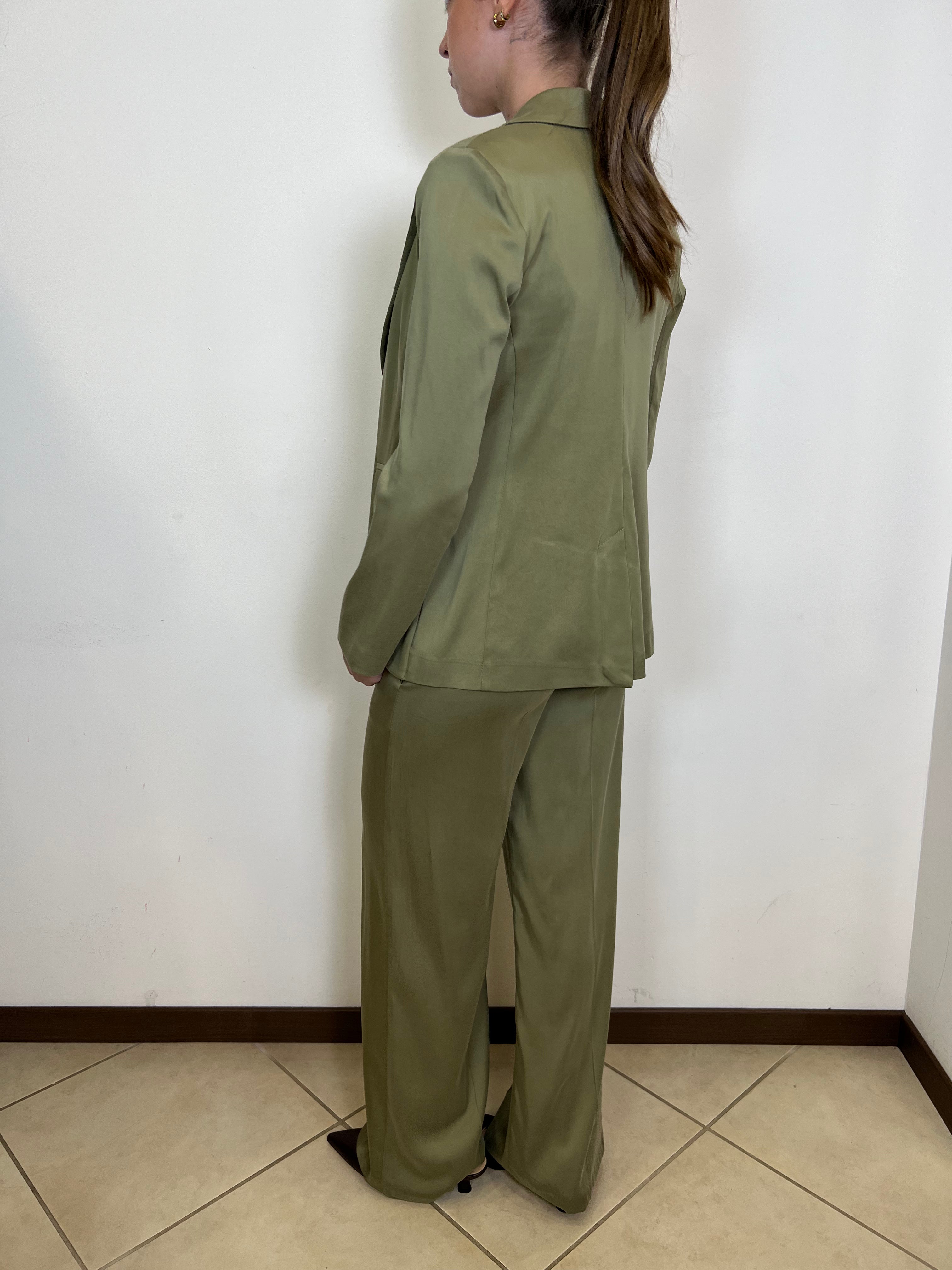 Pantalone tencel con cintura - Haveone