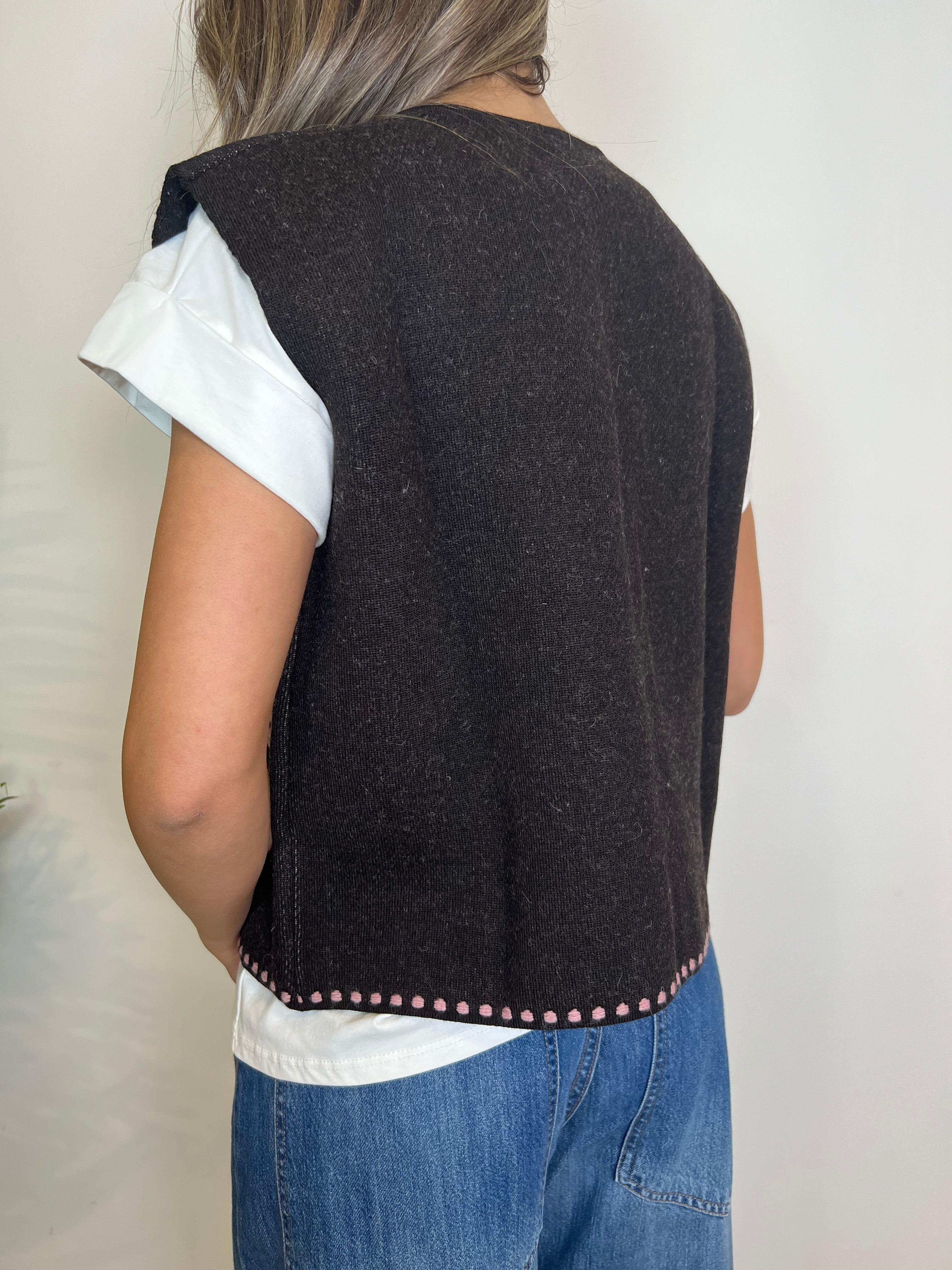 Gilet ricami - TensioneIn