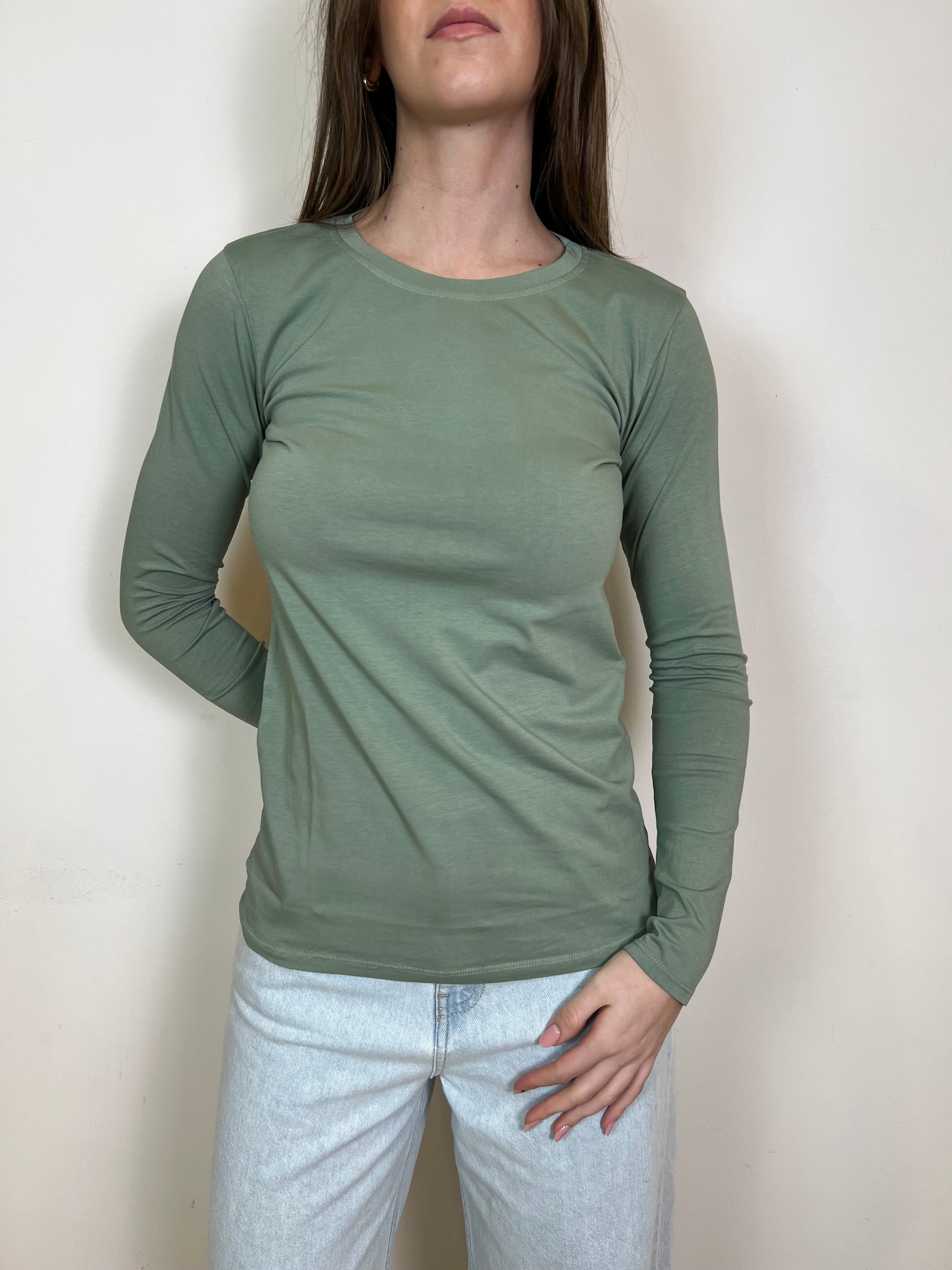 T-shirt manica lunga slim - Haveone