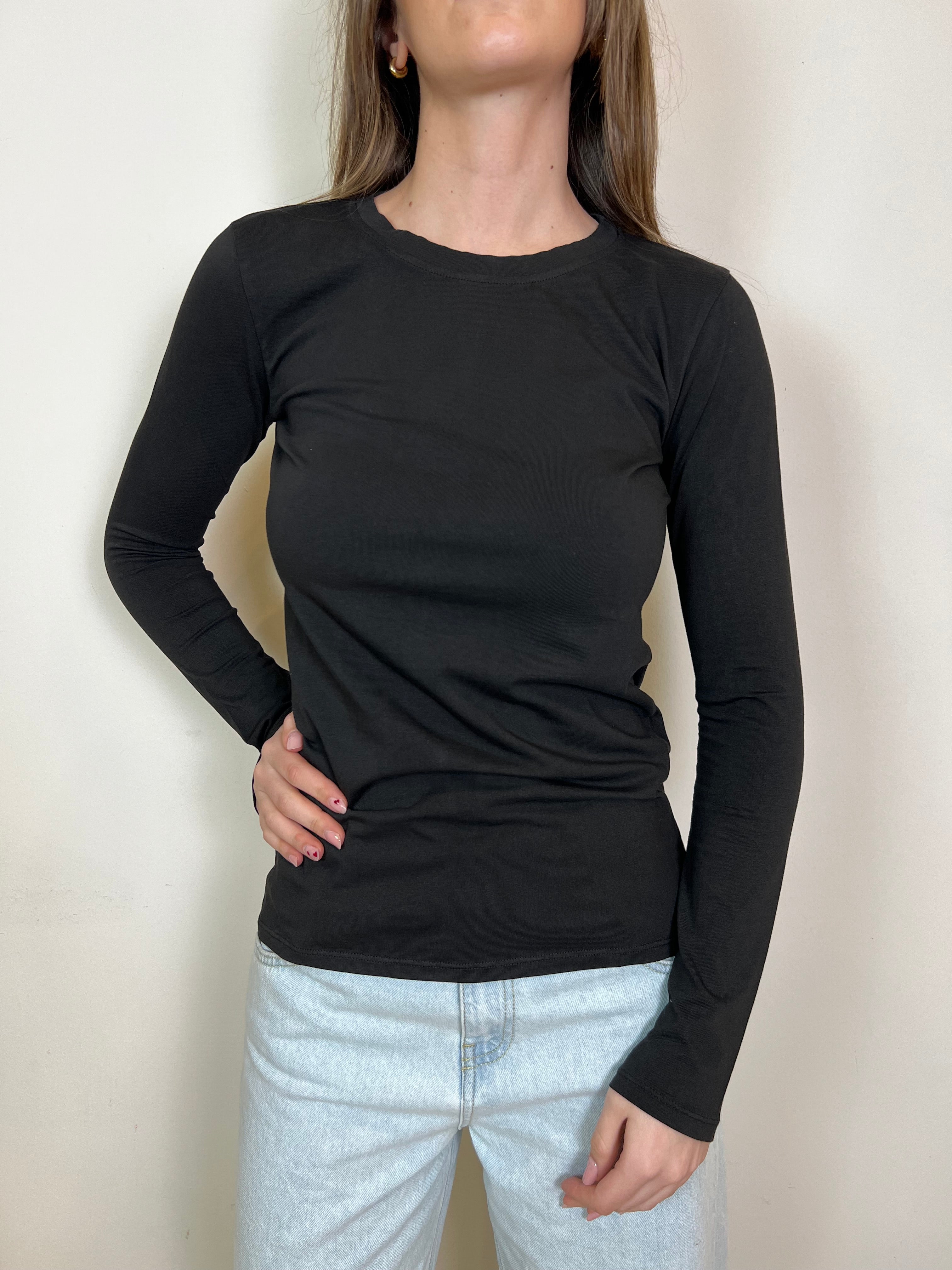 T-shirt manica lunga slim - Haveone